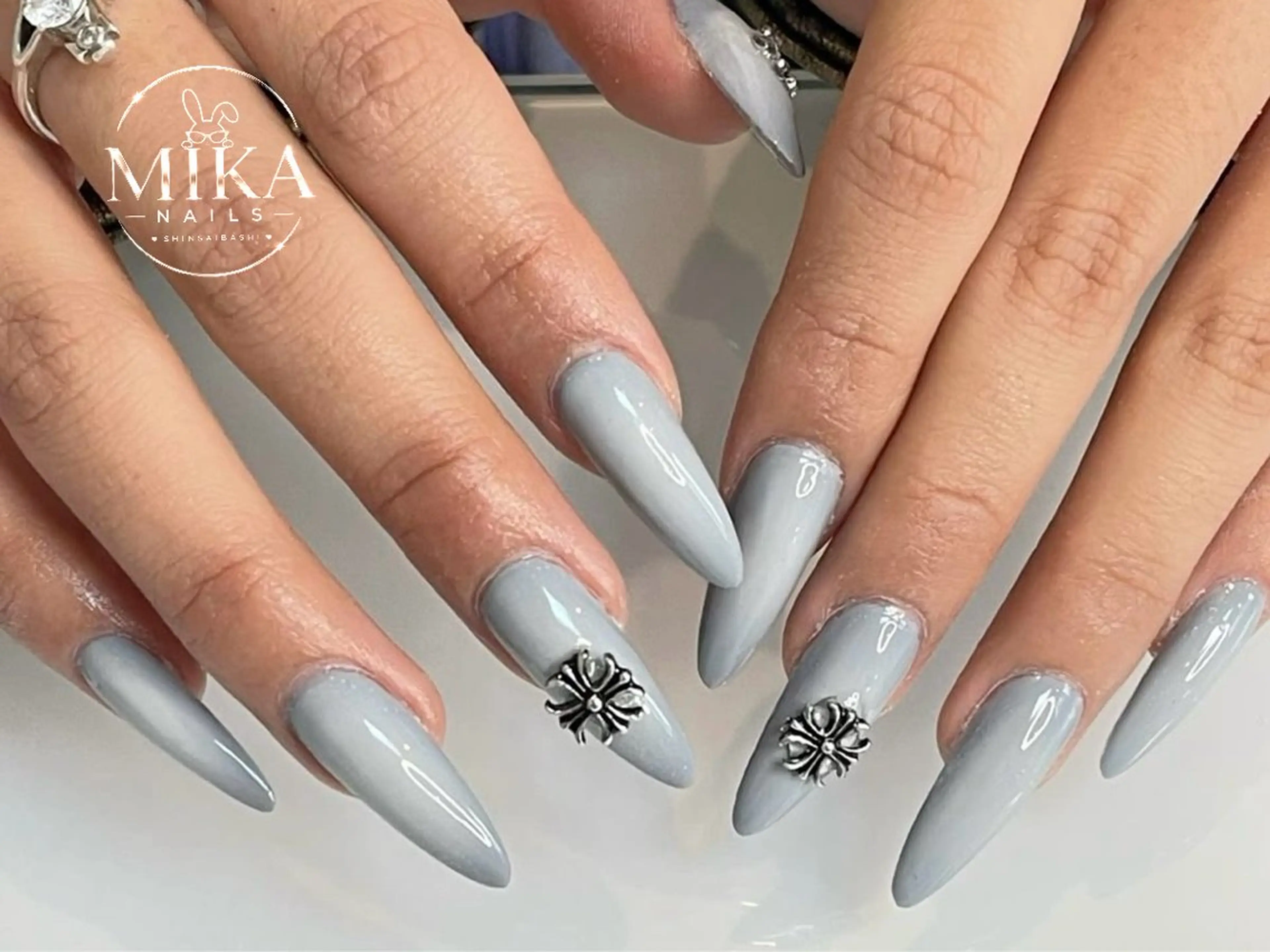 ネイル ハンドネイル ハンドケア ちみ_Mika Nails 心斎橋のネイルデザイン
