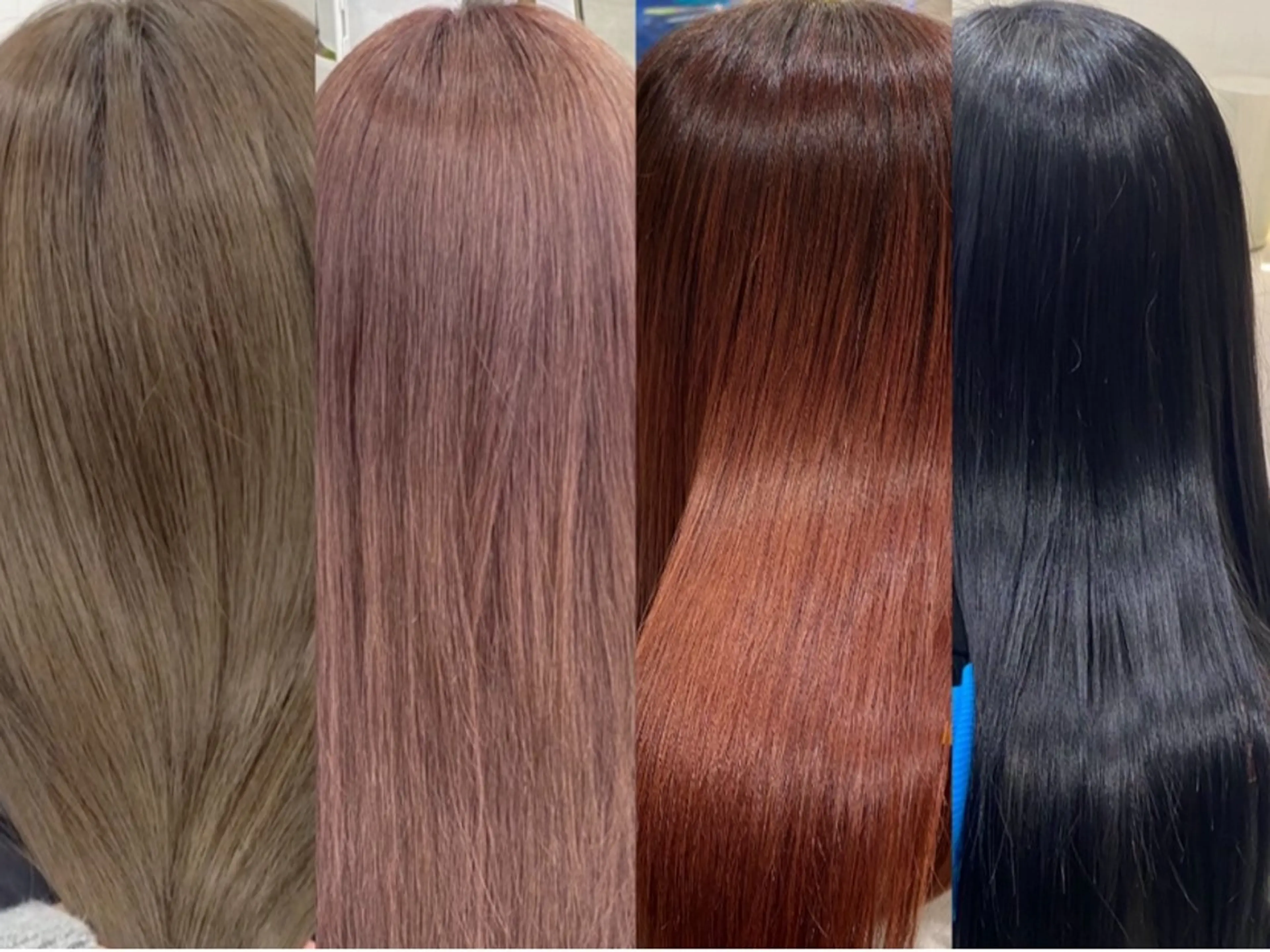 【セット割！】縮毛矯正+ケアカラー＋トリミングカット＋TOKIOトリートメントの写真