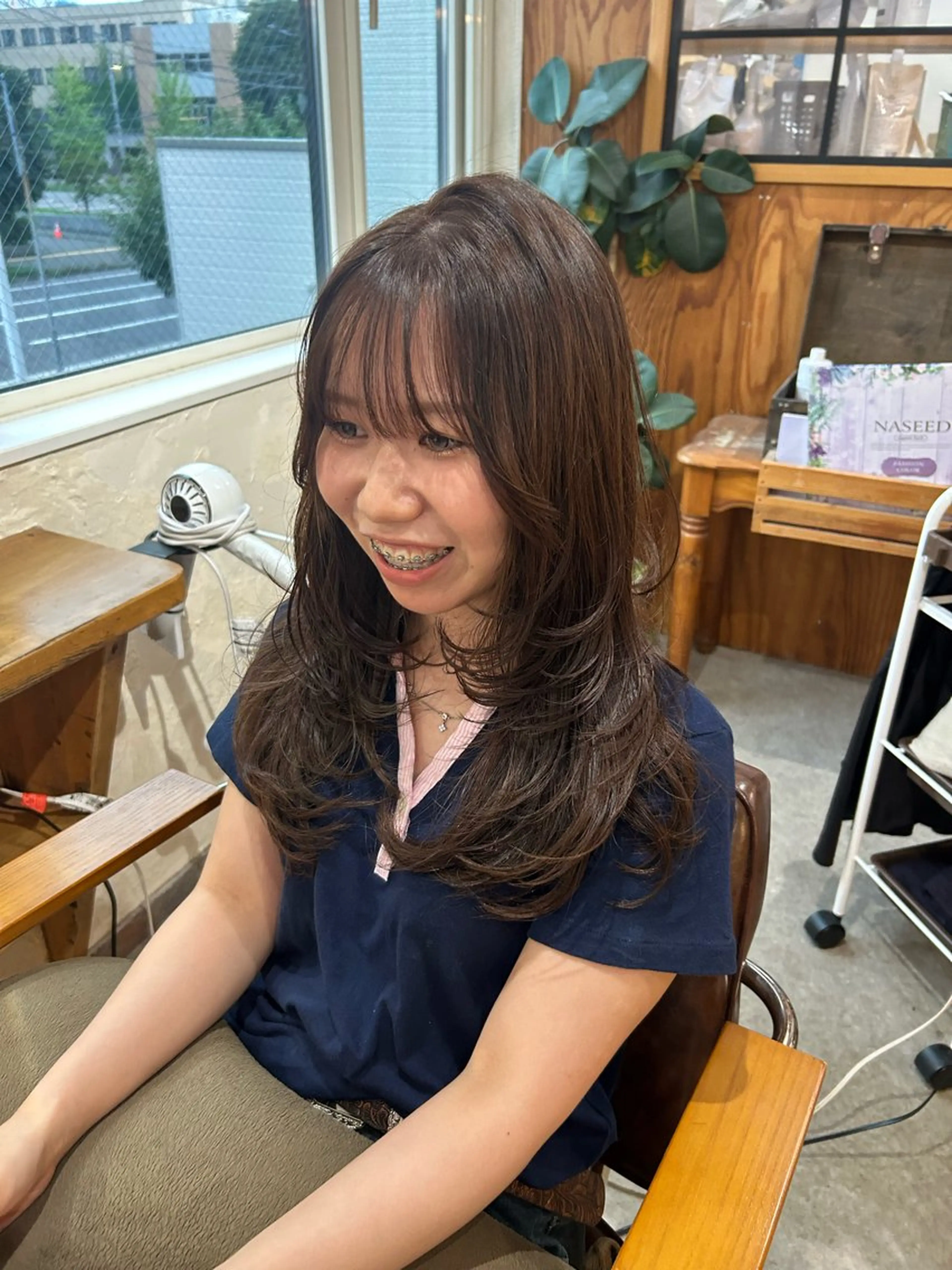 ロング カラー カット ヘアカラー トリートメント 🌼RIKA🌼 レディース専門💖のヘアスタイル