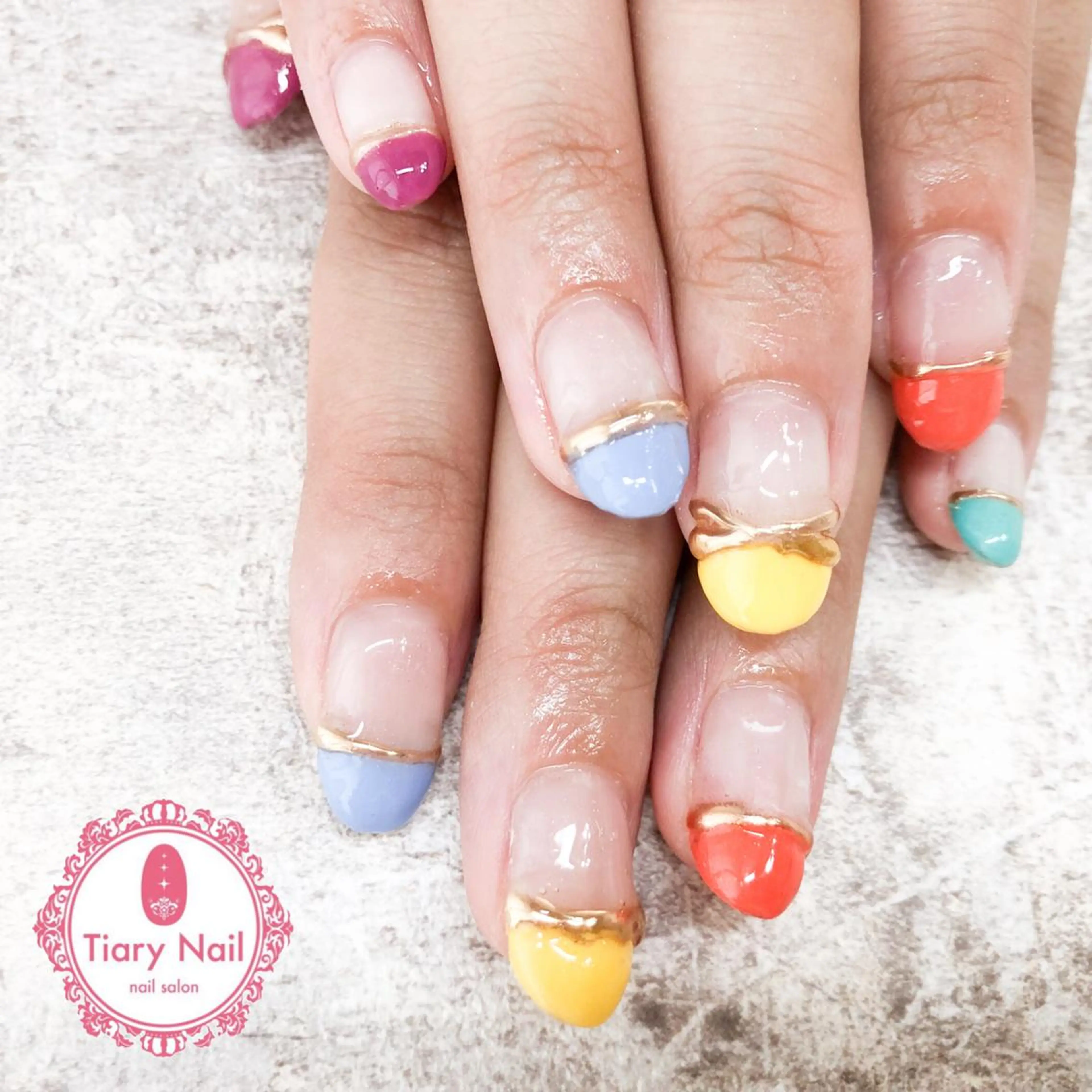 ネイル tiarynail K K🐼のネイルデザイン