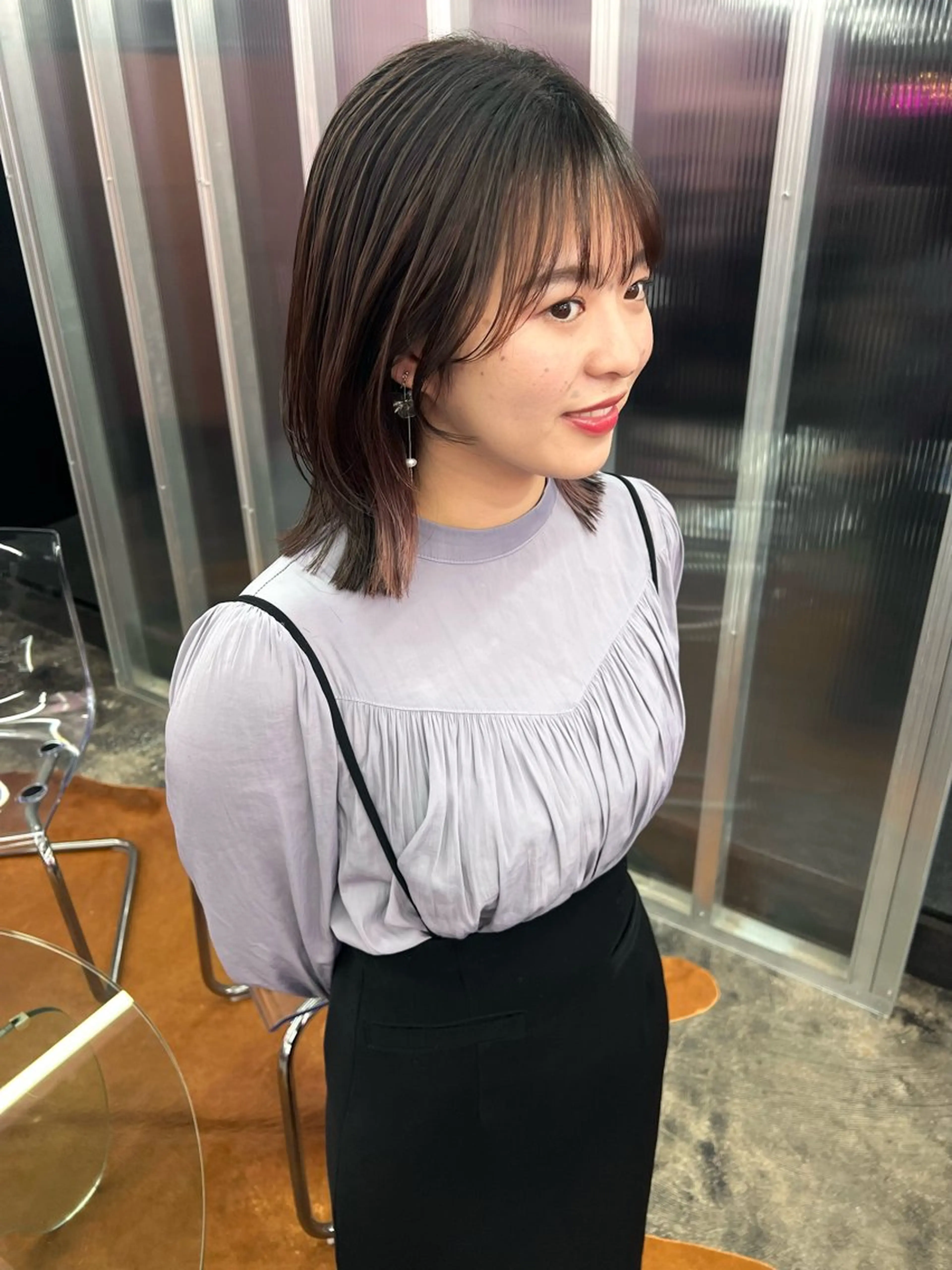 ミディアム haruka /透明感カラーのヘアスタイル