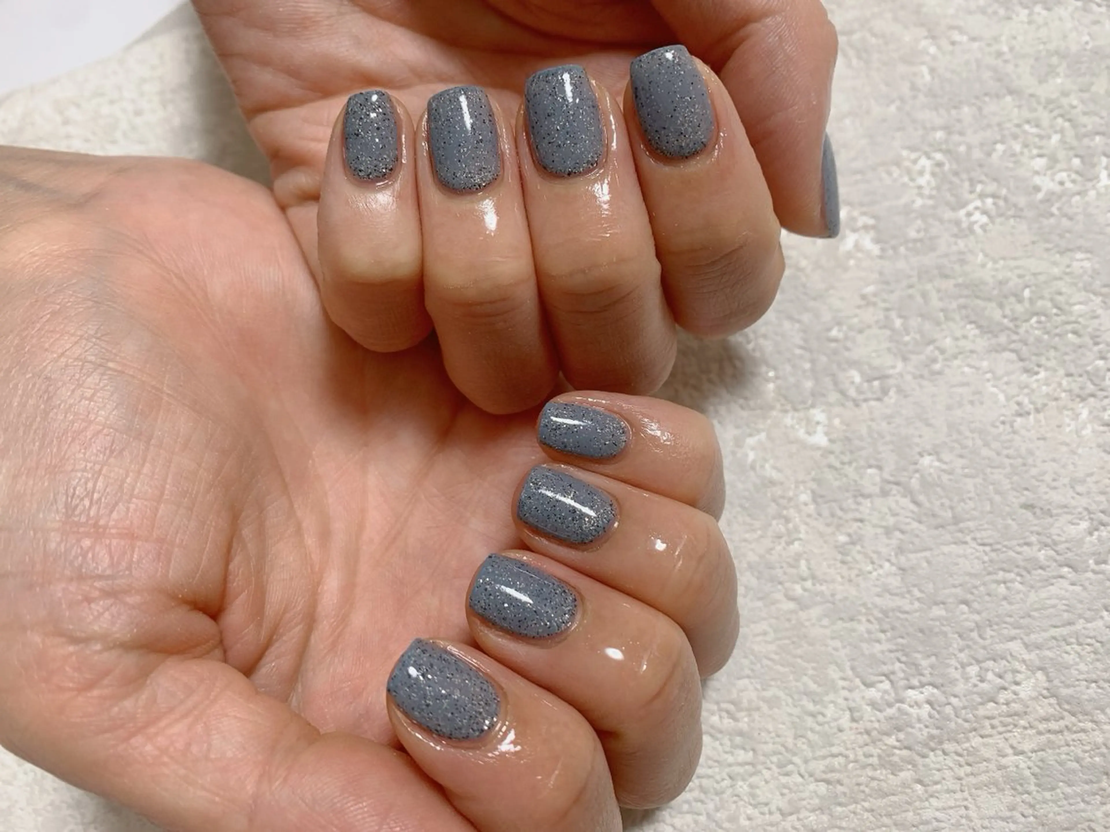 ネイル ジェルネイル メンズネイル ワンカラーネイル パラジェル 春ネイル kiki nail たまプラーザのネイルデザイン