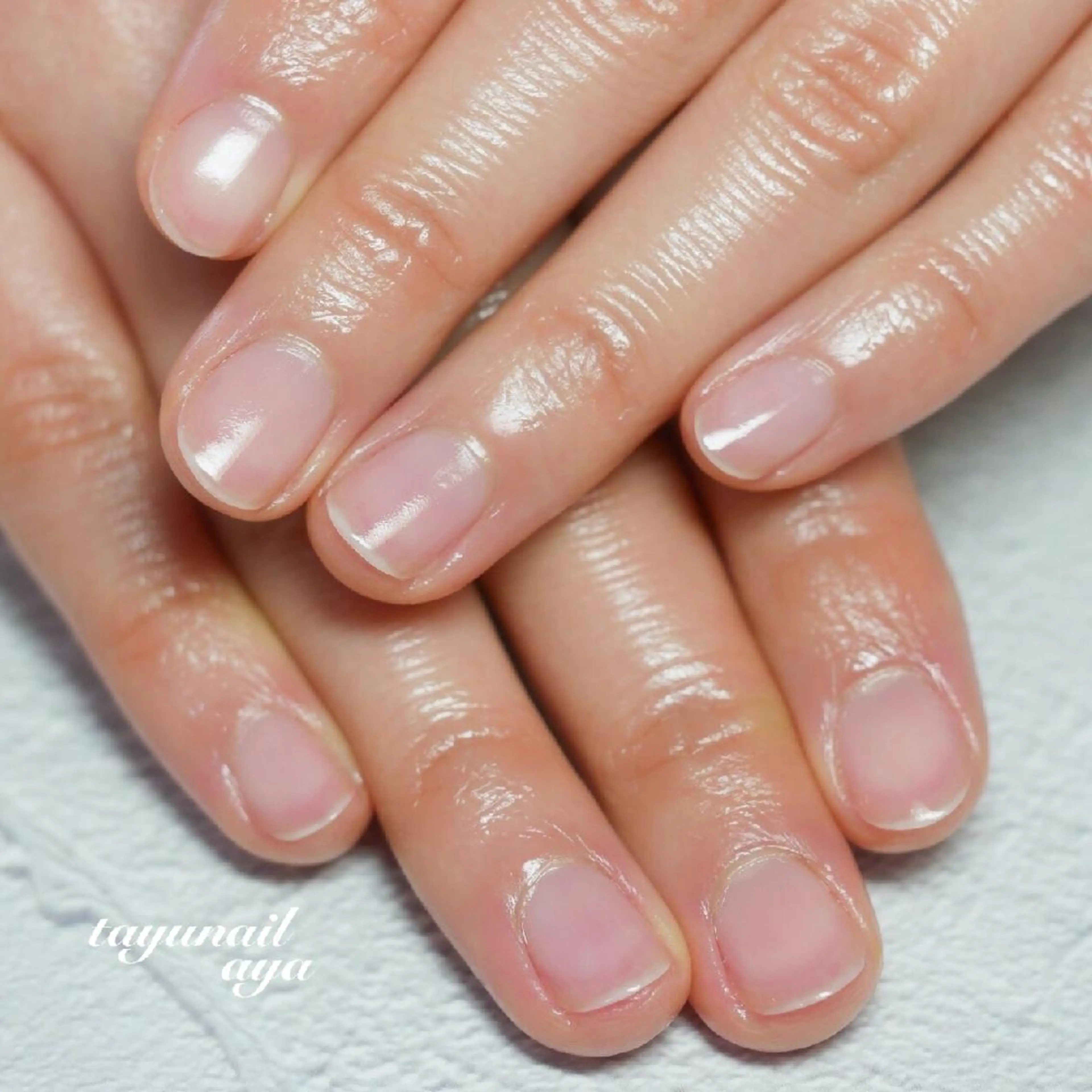 ネイル ブルー ジェルネイル パラジェル 冬ネイル ネイルサロン 【たゆnail】のネイルデザイン