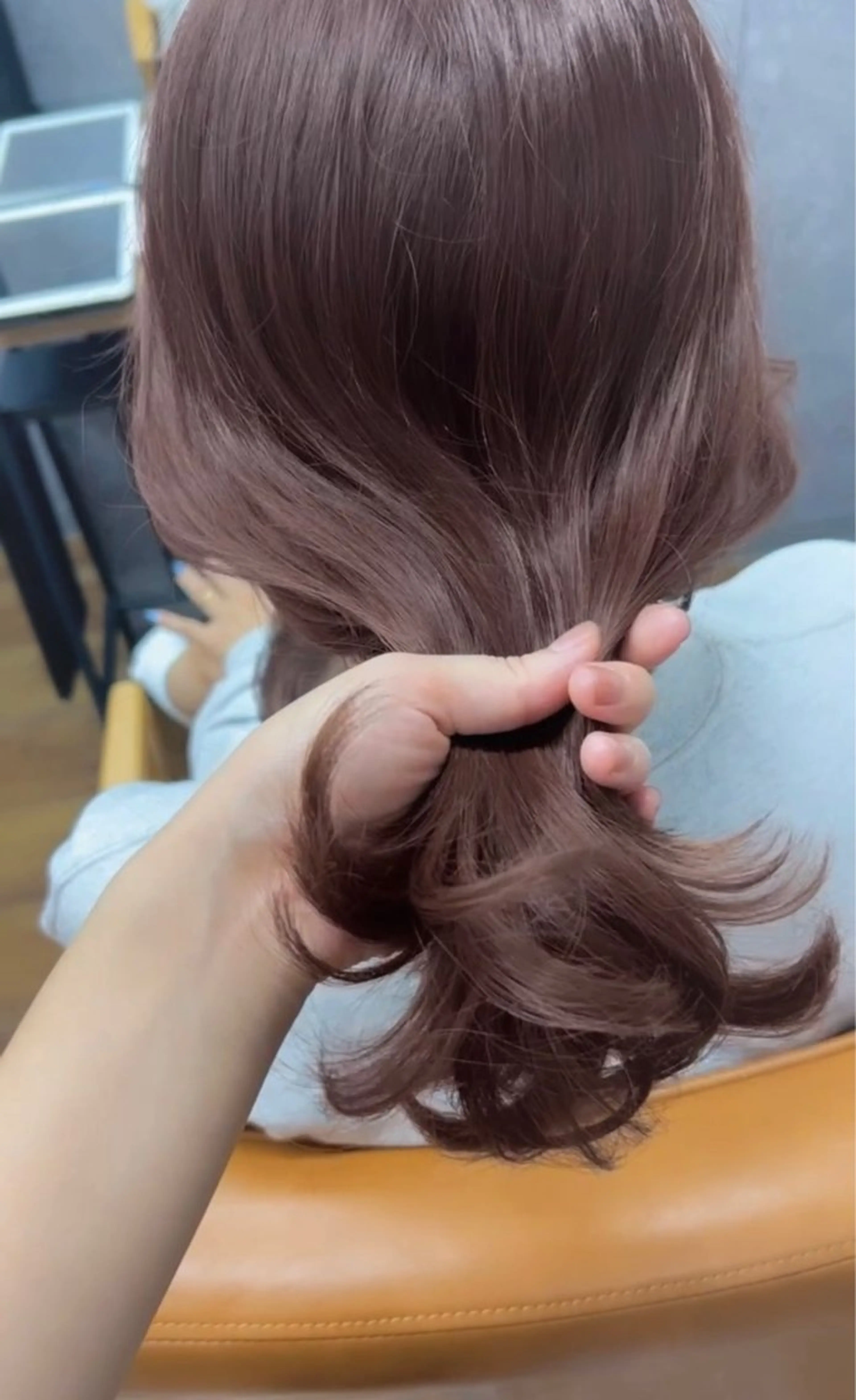 ミディアム カラー カット ヘアカラー ヘアセット cocoa船橋🦄 chinamiのヘアスタイル