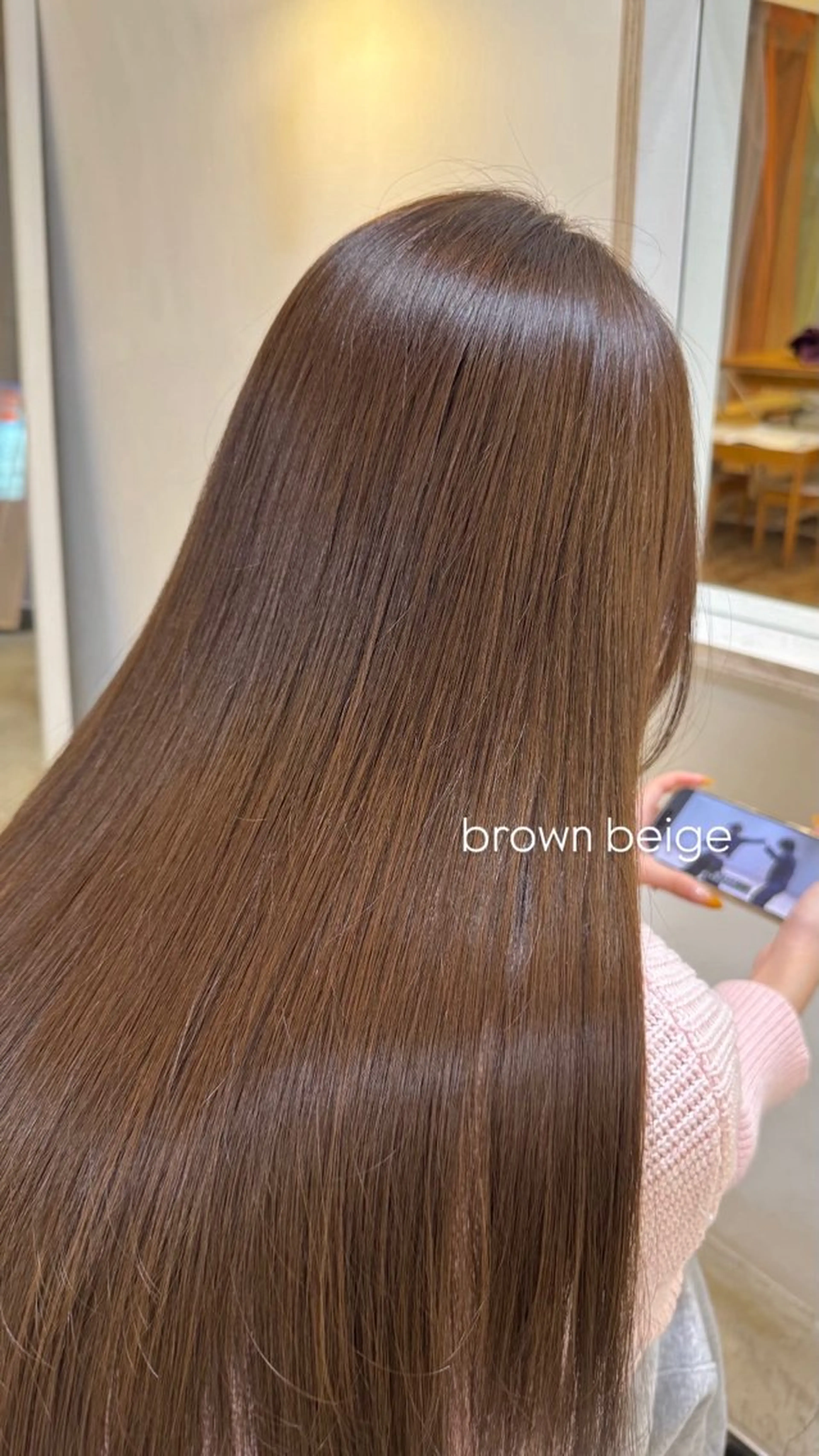 ロング ヘアカラー Cipre にちかのヘアスタイル