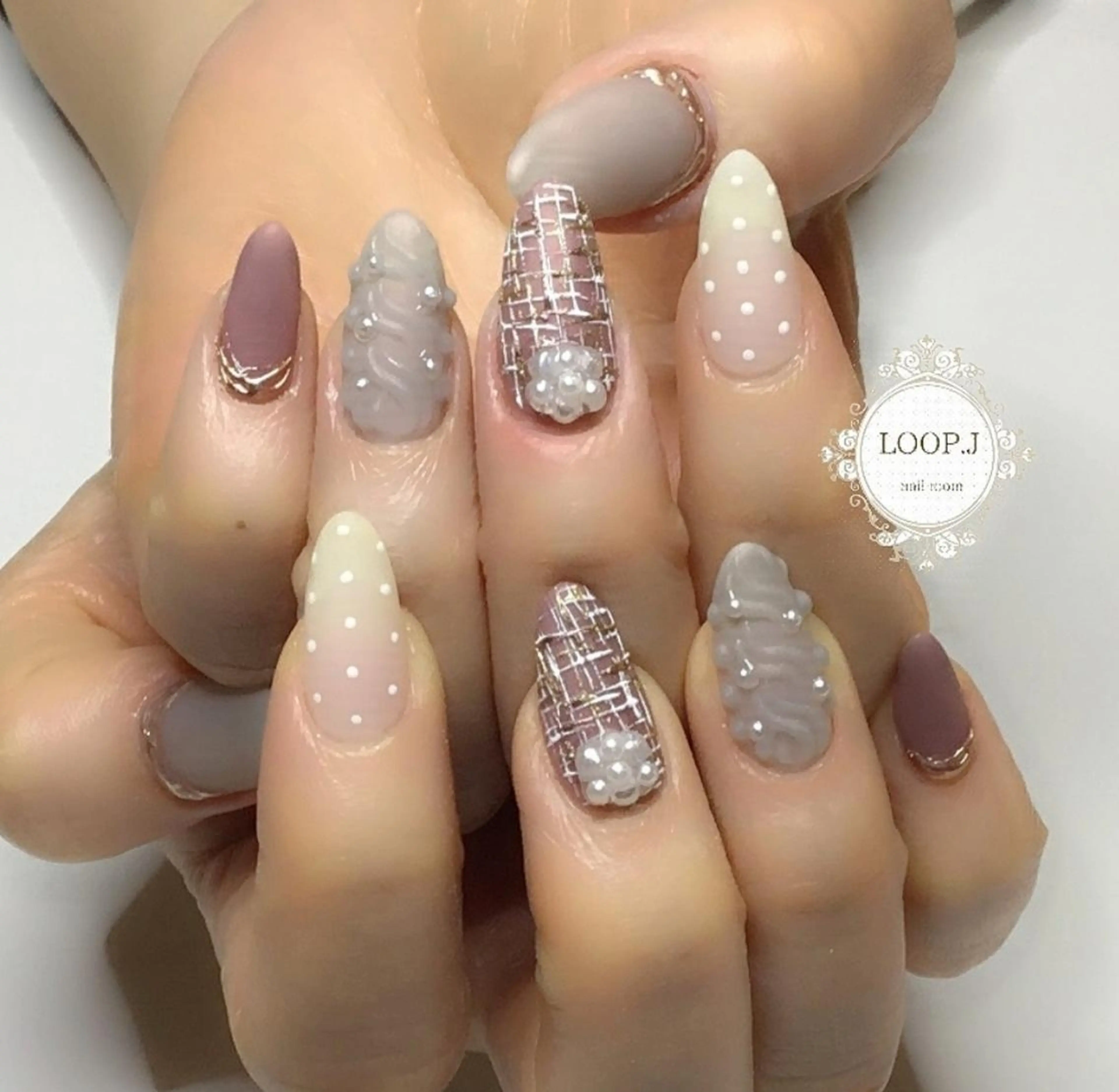 ネイル ハンドネイル おおくぼ めぐみのネイルデザイン