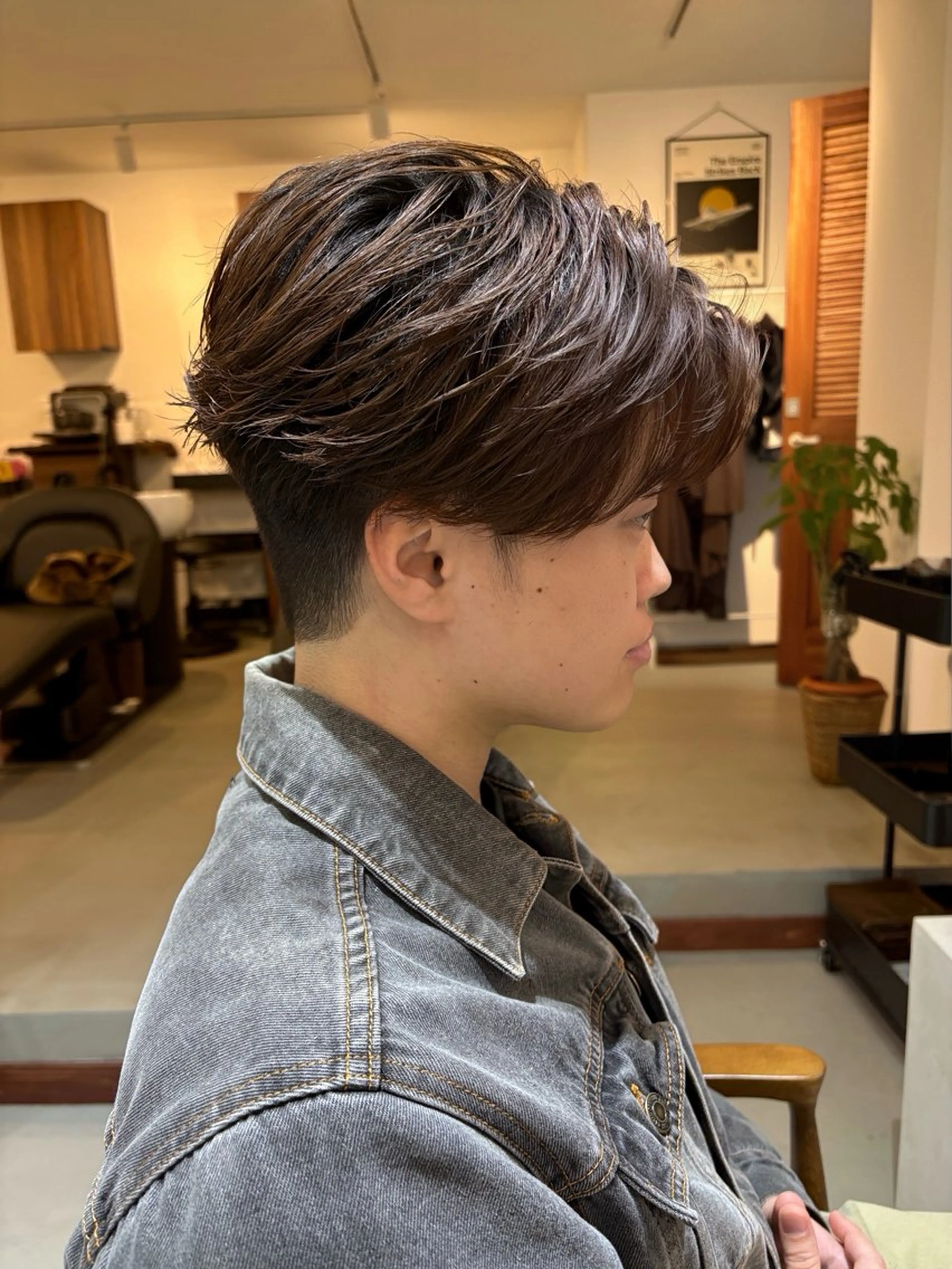 ショート ヘアアレンジ メンズ メンズパーマ カット パーマ 垢抜けメンズカット/ 毛流れパーマ/ユウトのヘアスタイル