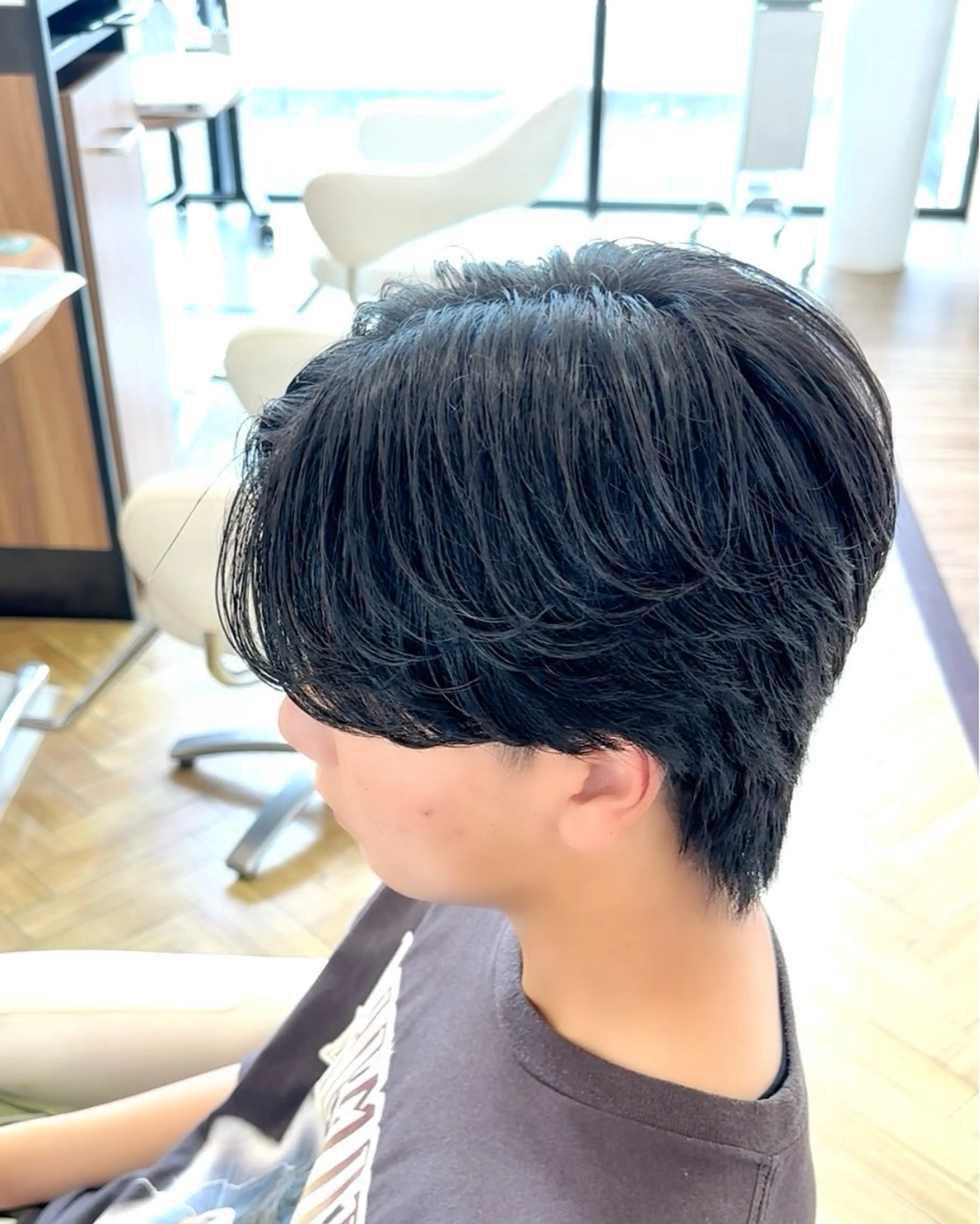 メンズ センターパート カット ☆★メンズ特化★☆ 川地由麿のヘアスタイル