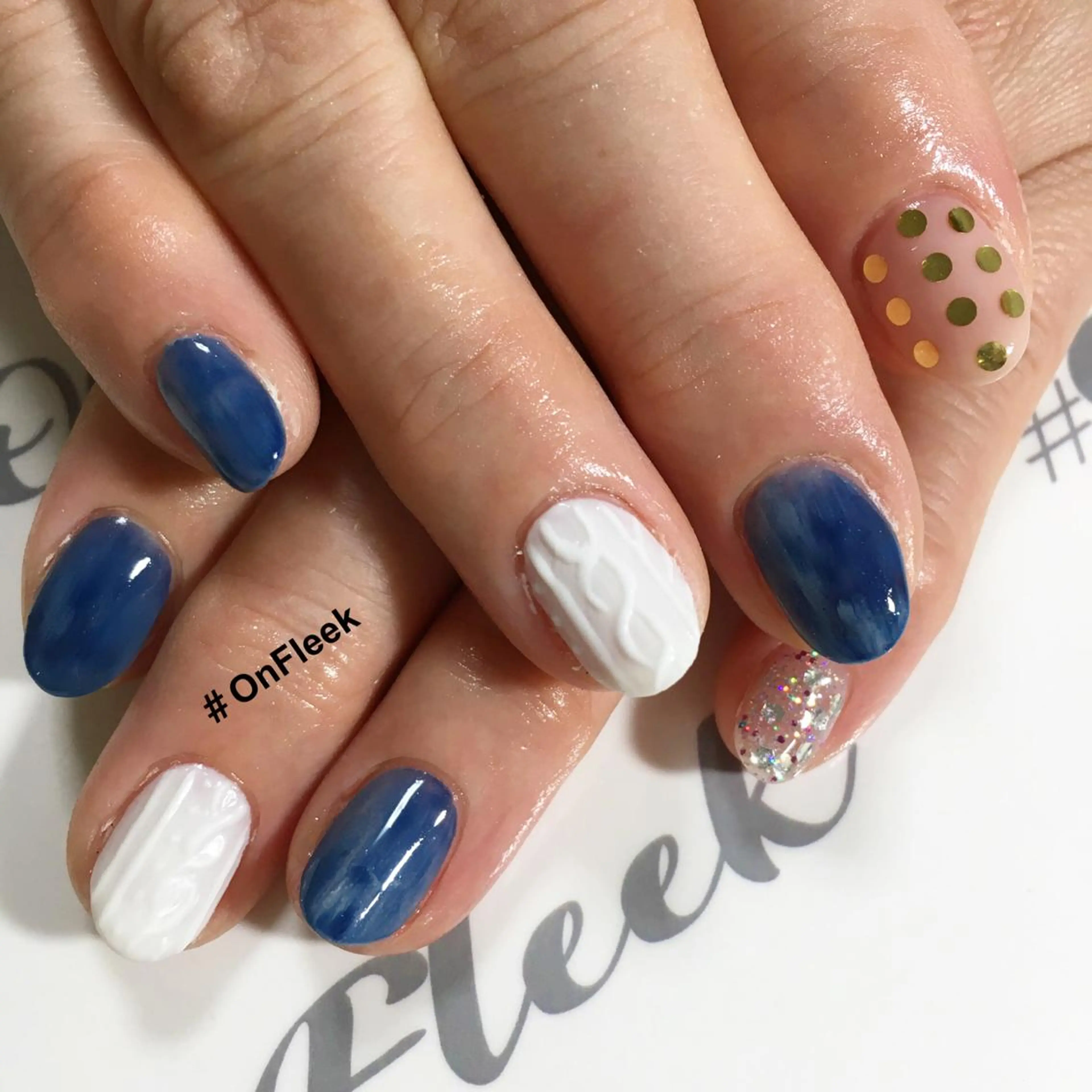 ネイル ハンドネイル NailSalon ＃OnFleekのネイルデザイン