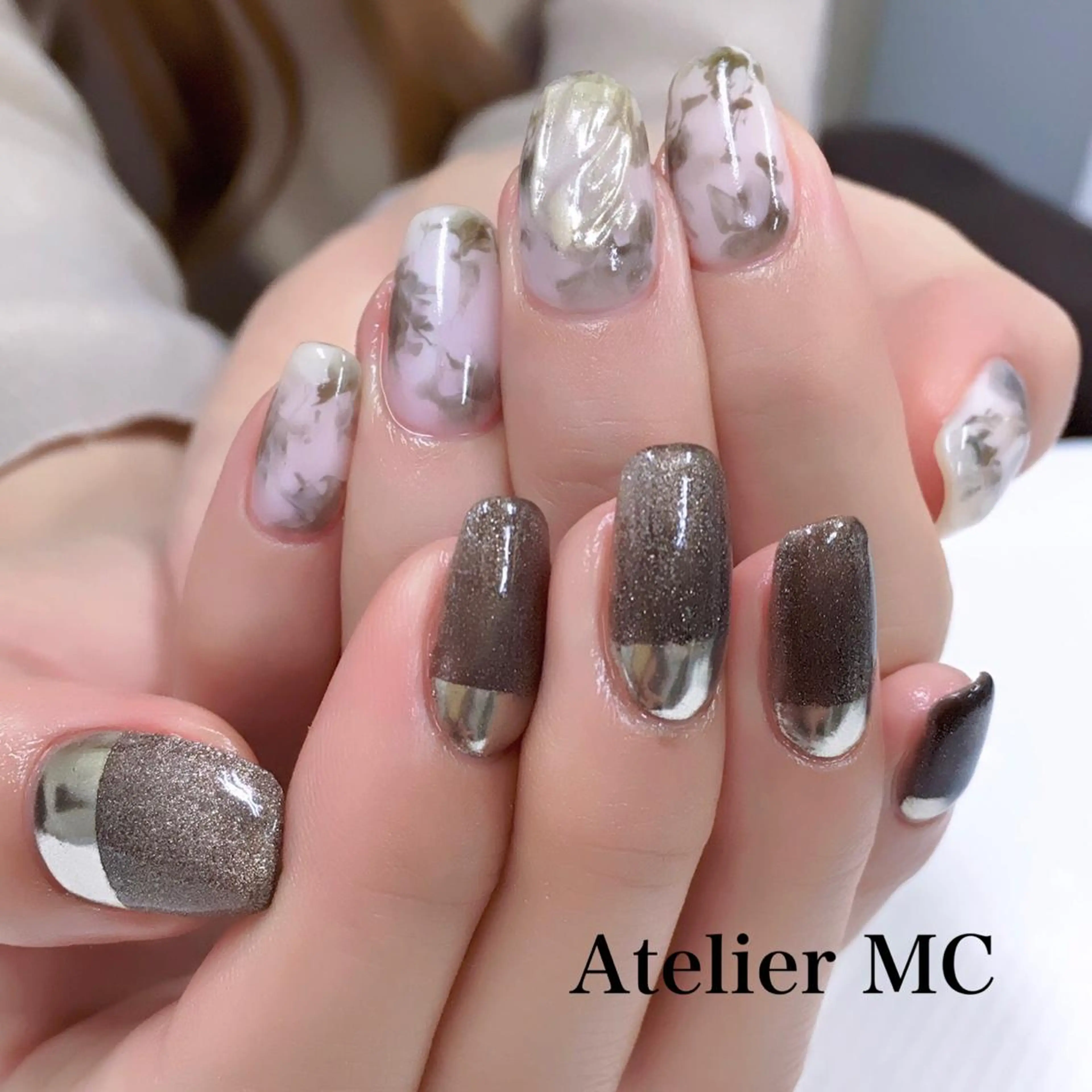 ネイル ハンドネイル アトリエ エムシー 【新富町・東銀座】のネイルデザイン