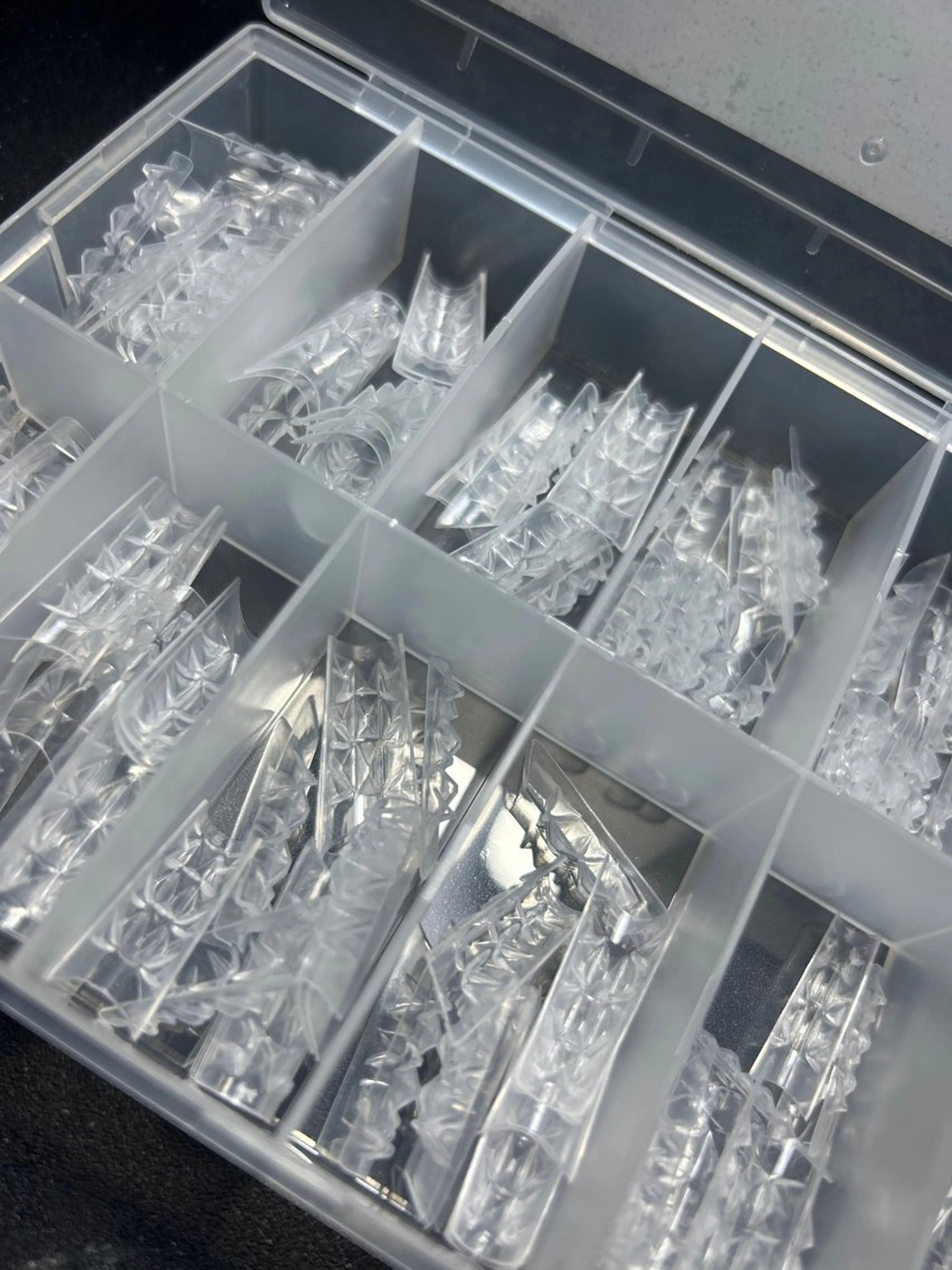 セミロング ネイル ネイルチップ ⛓Miyu ⛓のネイルデザイン