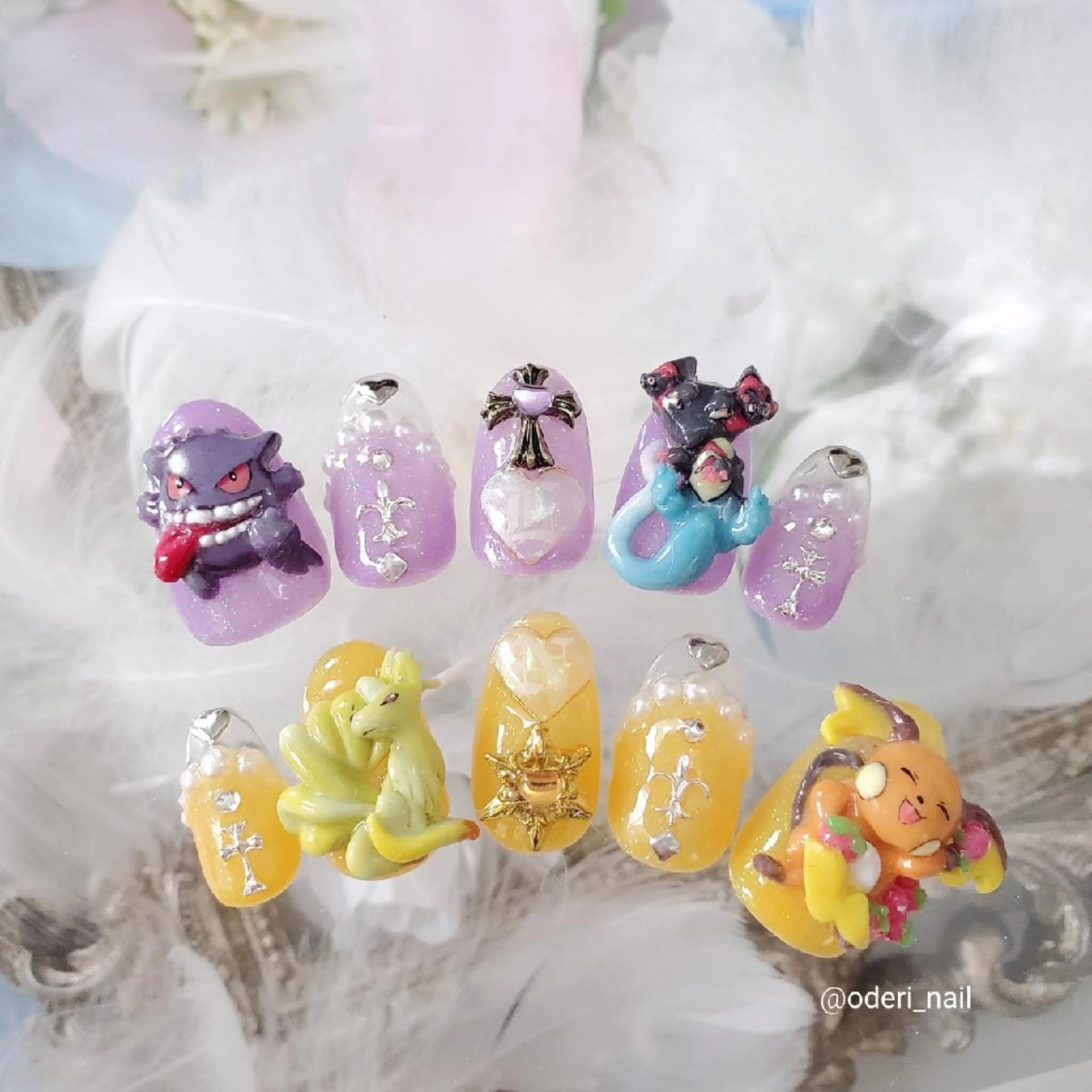 ネイル アートネイル ジェルネイル ネイルチップ おで@ oderi_nailのネイルデザイン