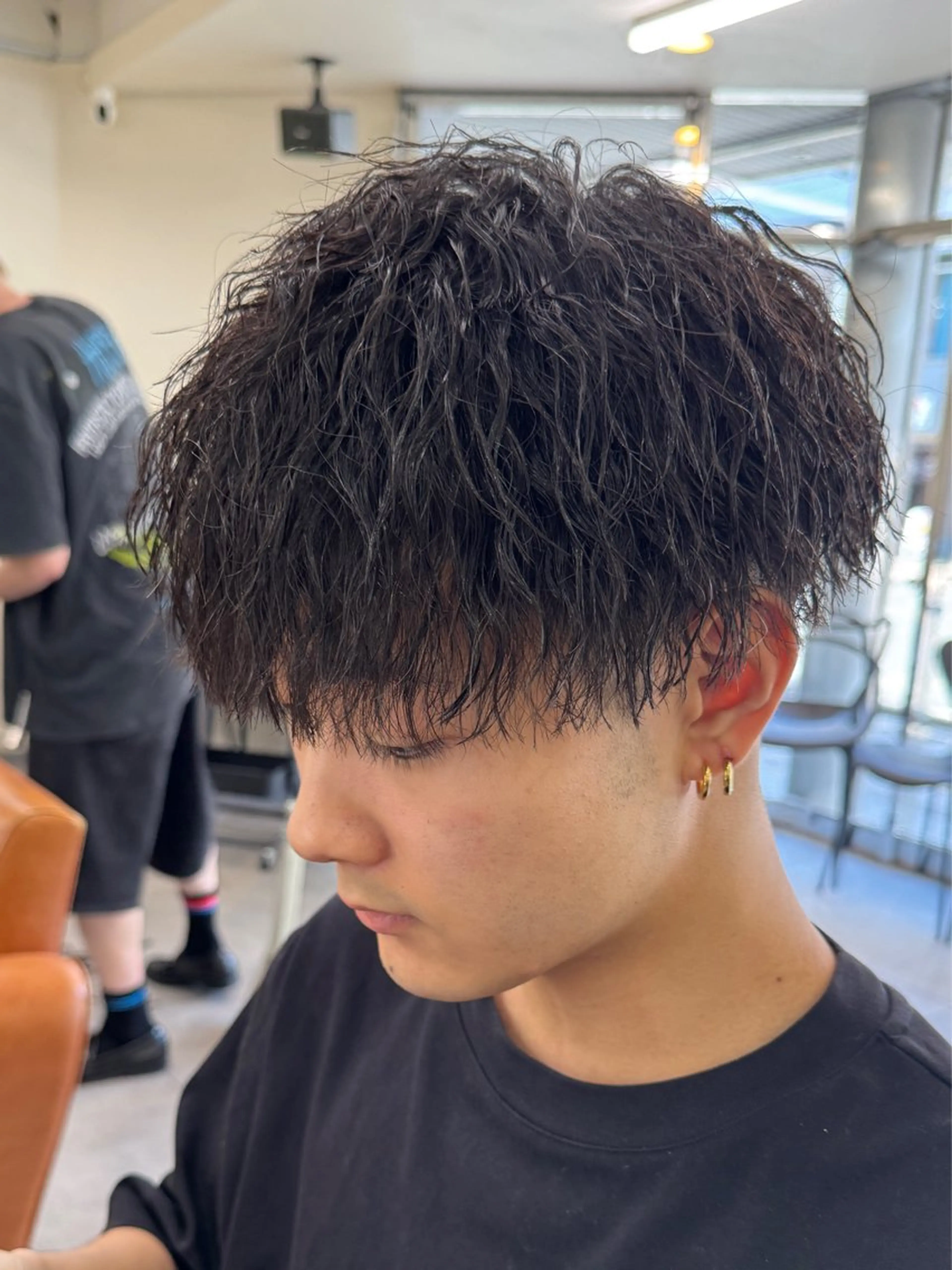 パーマ メンズ 京都駅/メンズサロン 山田司のヘアスタイル