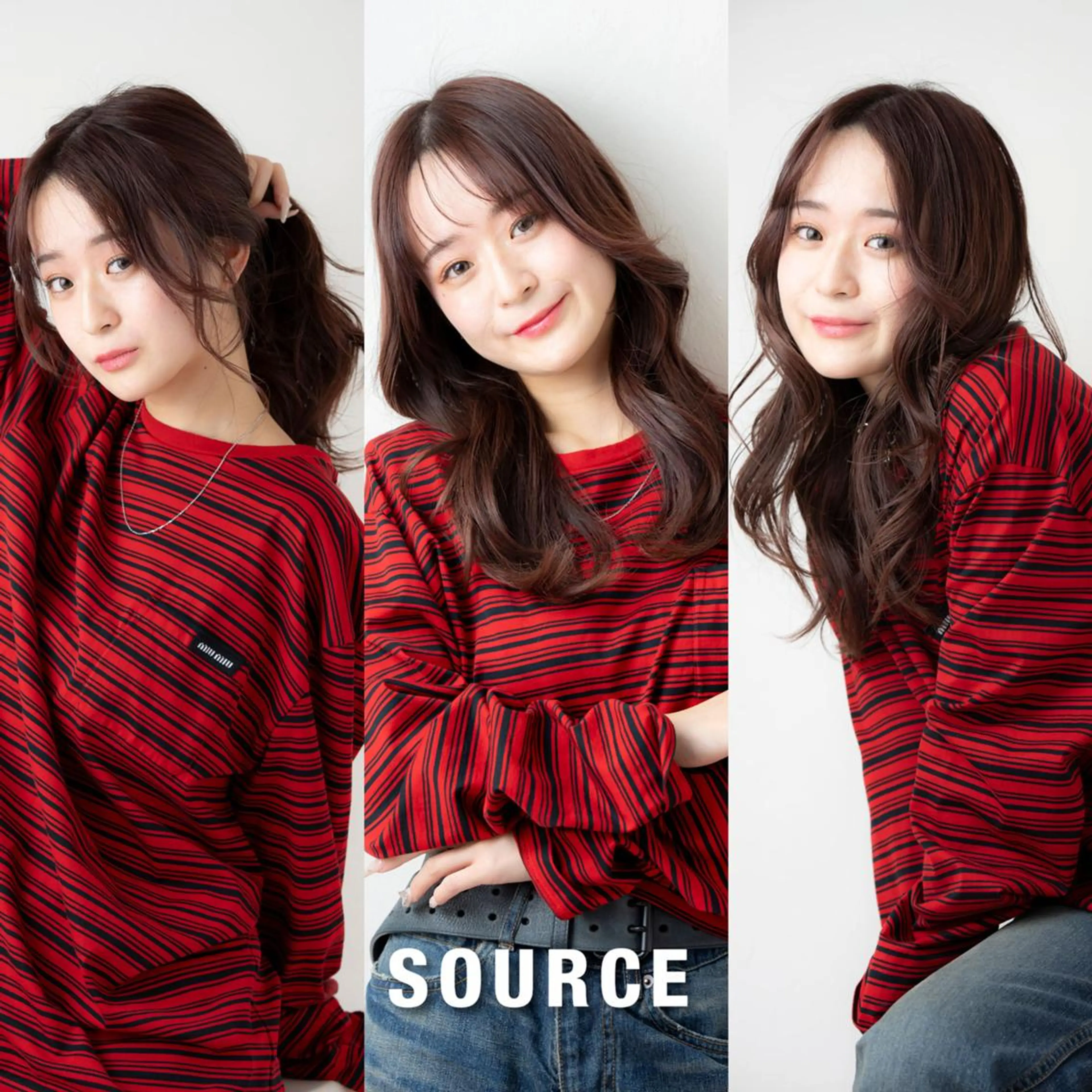 セミロング カラー ヘアアレンジ セミロングパーマ 透明感カラー ダブルカラー ハイライトカラー イルミナカラー SOURCE京橋🌟 艶カラー/ヘアケアのヘアスタイル