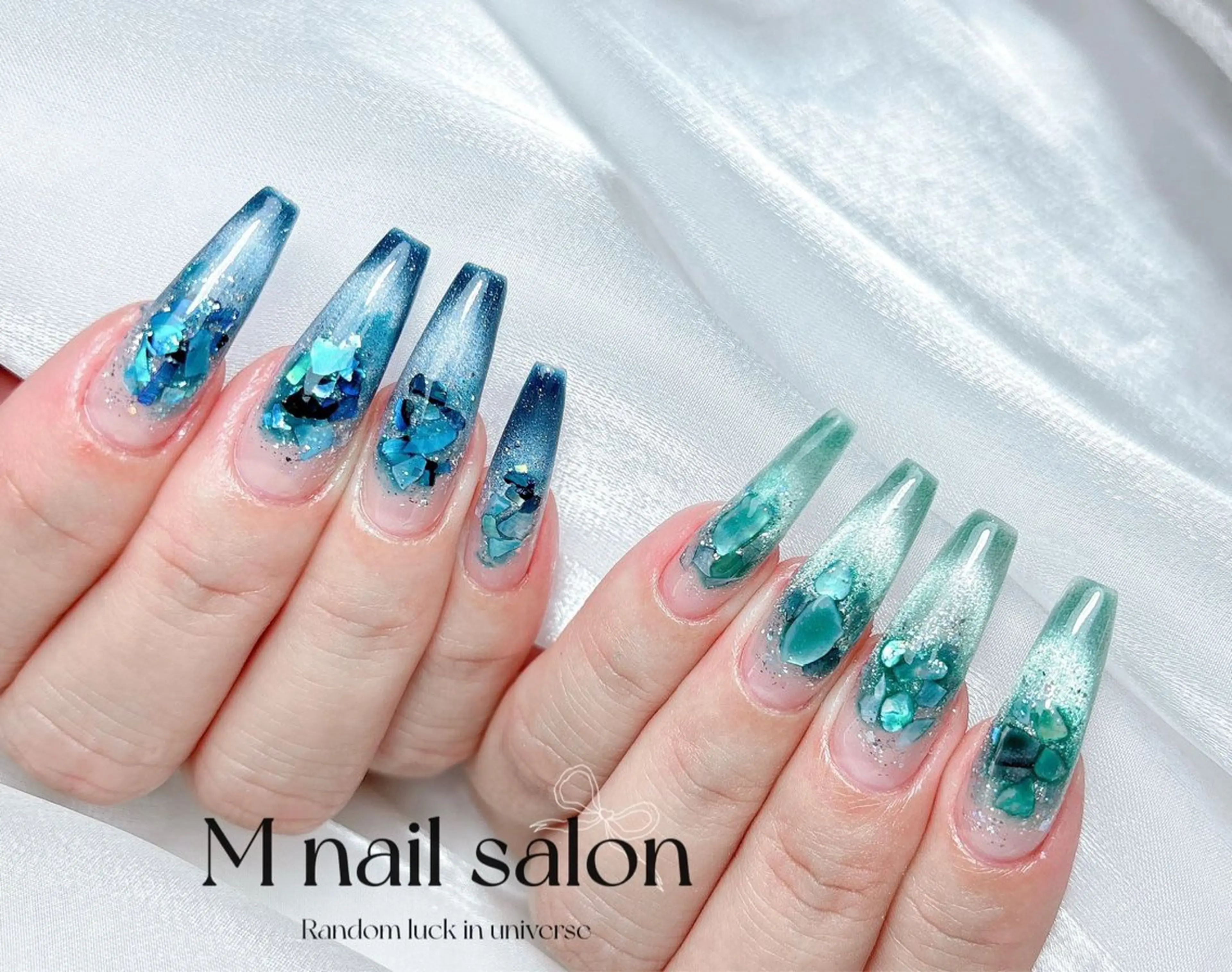 ネイル ハンドネイル M🌷nail 長さだし専門店のネイルデザイン