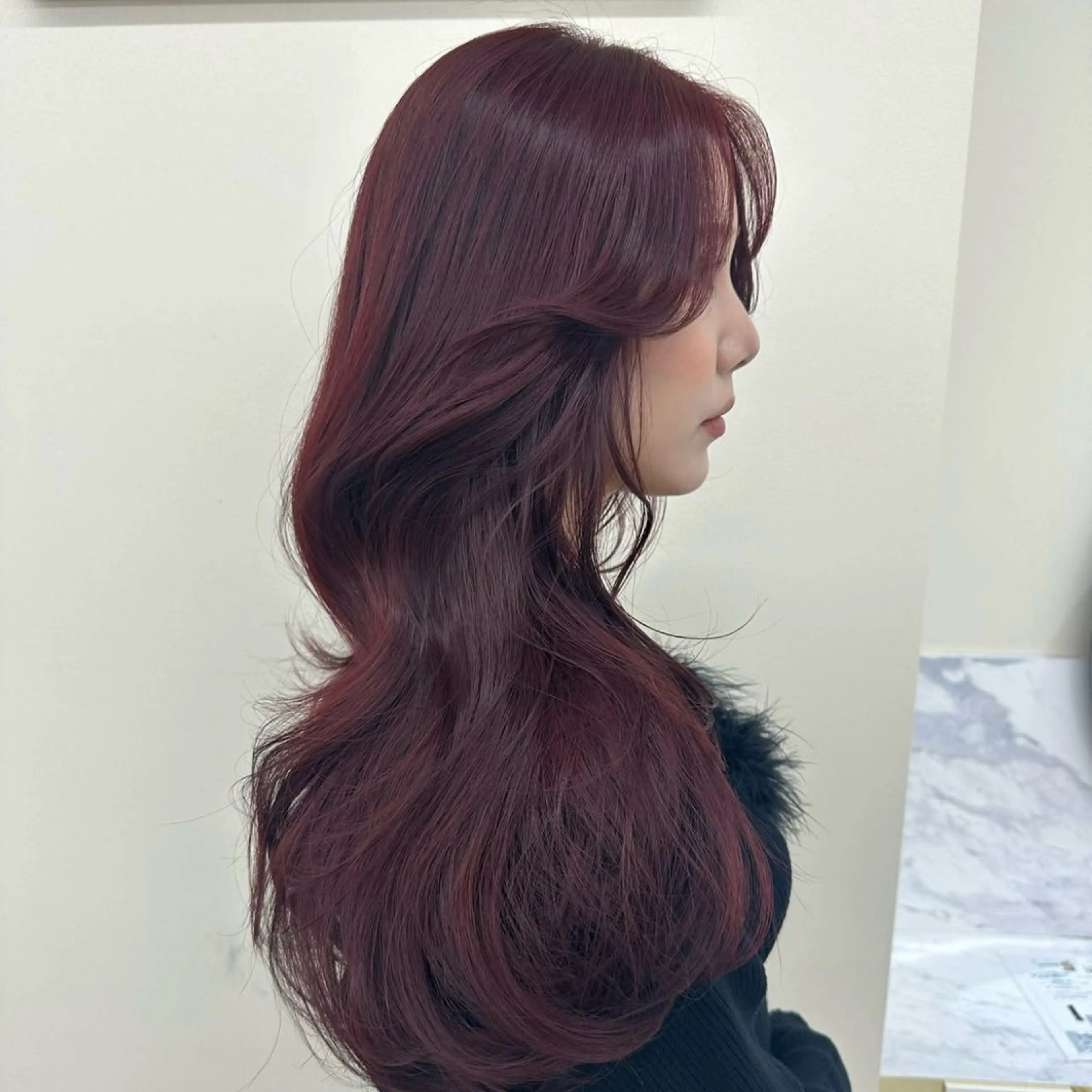 ロング カラー カット ヘアカラー CHAINON CENTREのヘアスタイル