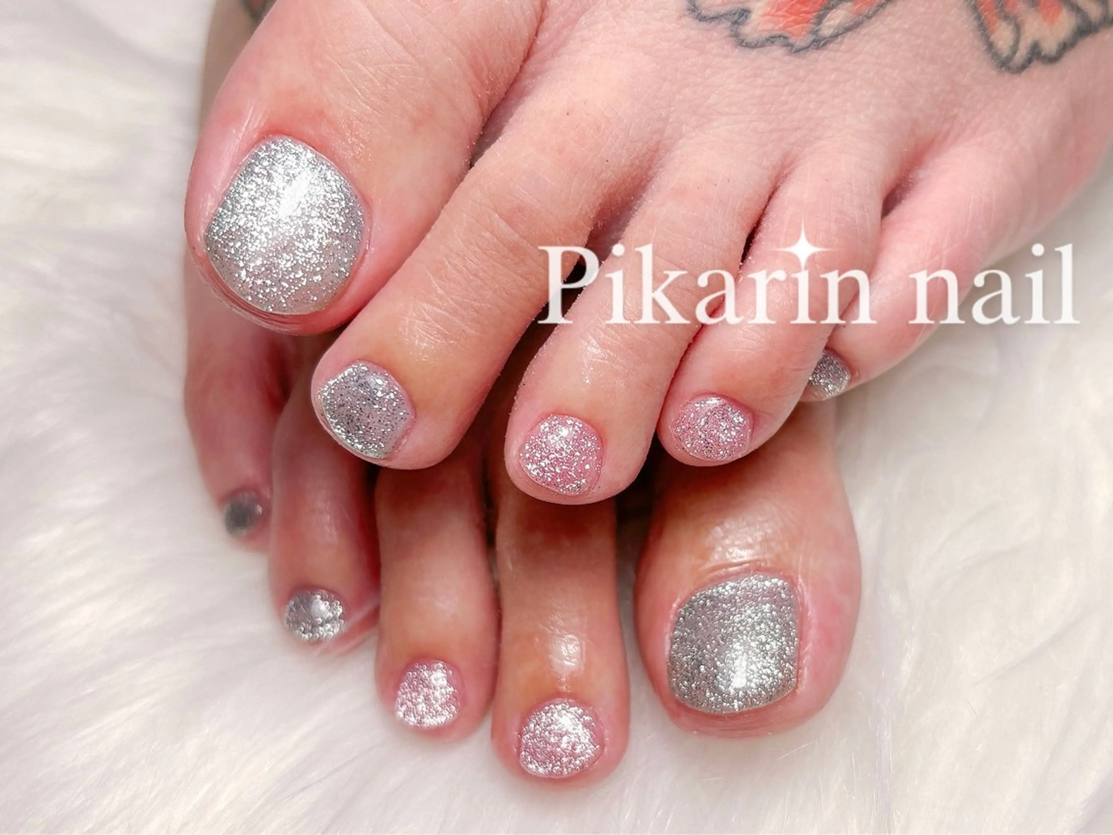 ネイル フットネイル マグネットネイル Nail Salon Pikarin🌙のネイルデザイン