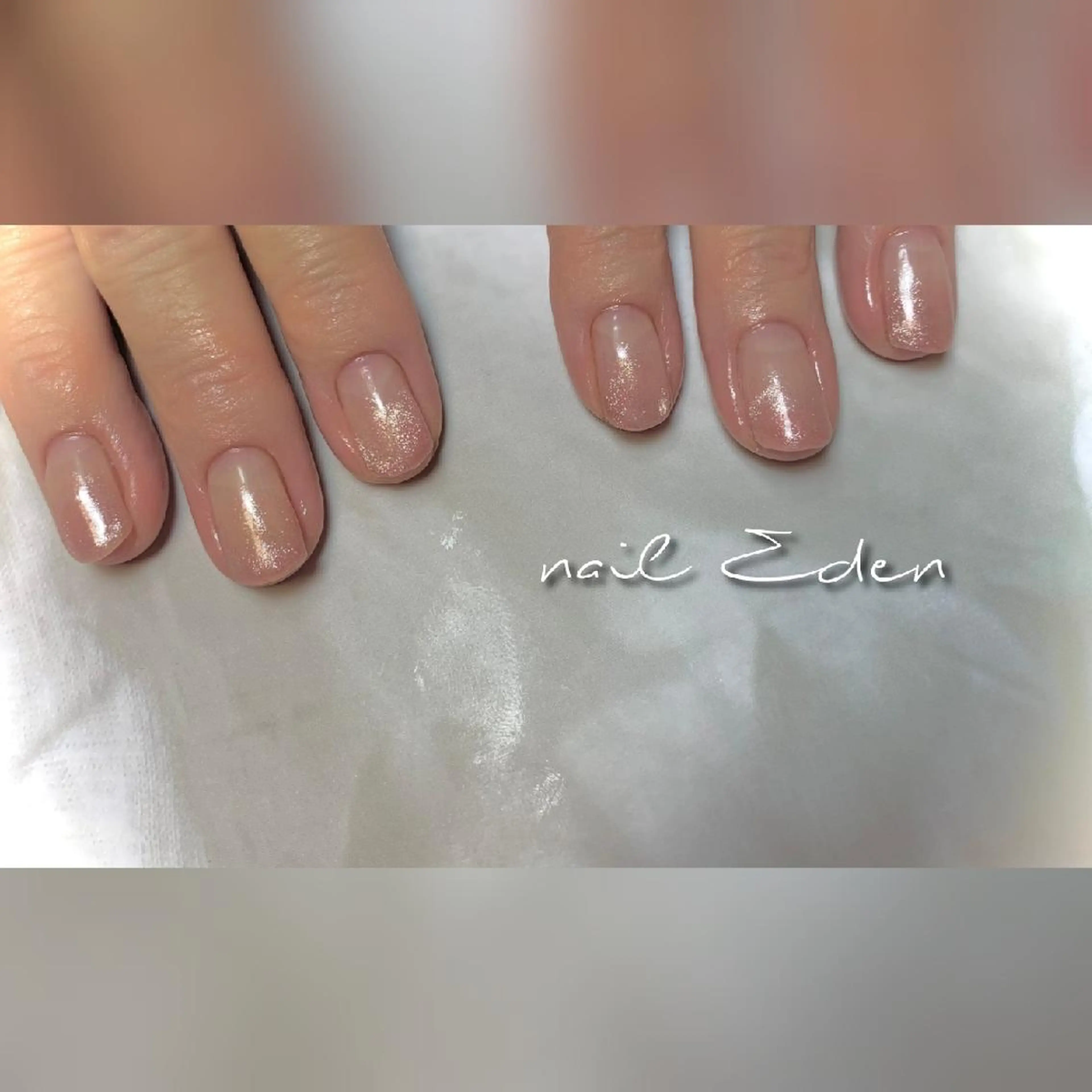 ネイル ジェルネイル グラデーション マグネットネイル Eden ♾️のネイルデザイン