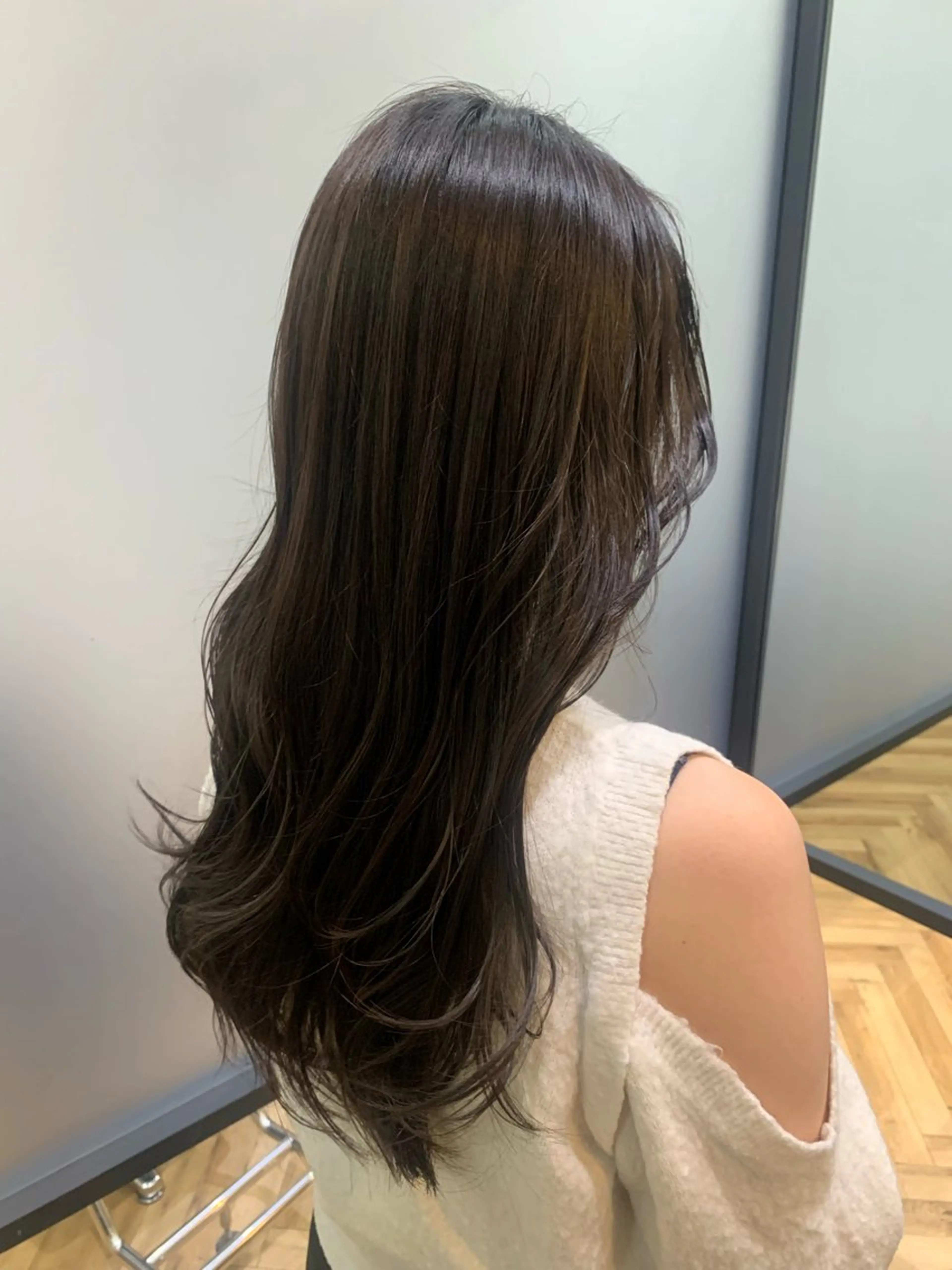 ロング くせ毛 髪質改善 カット ヘアカラー 大人ヘア✨髪質改善 ✨艶髪＊今泉のヘアスタイル