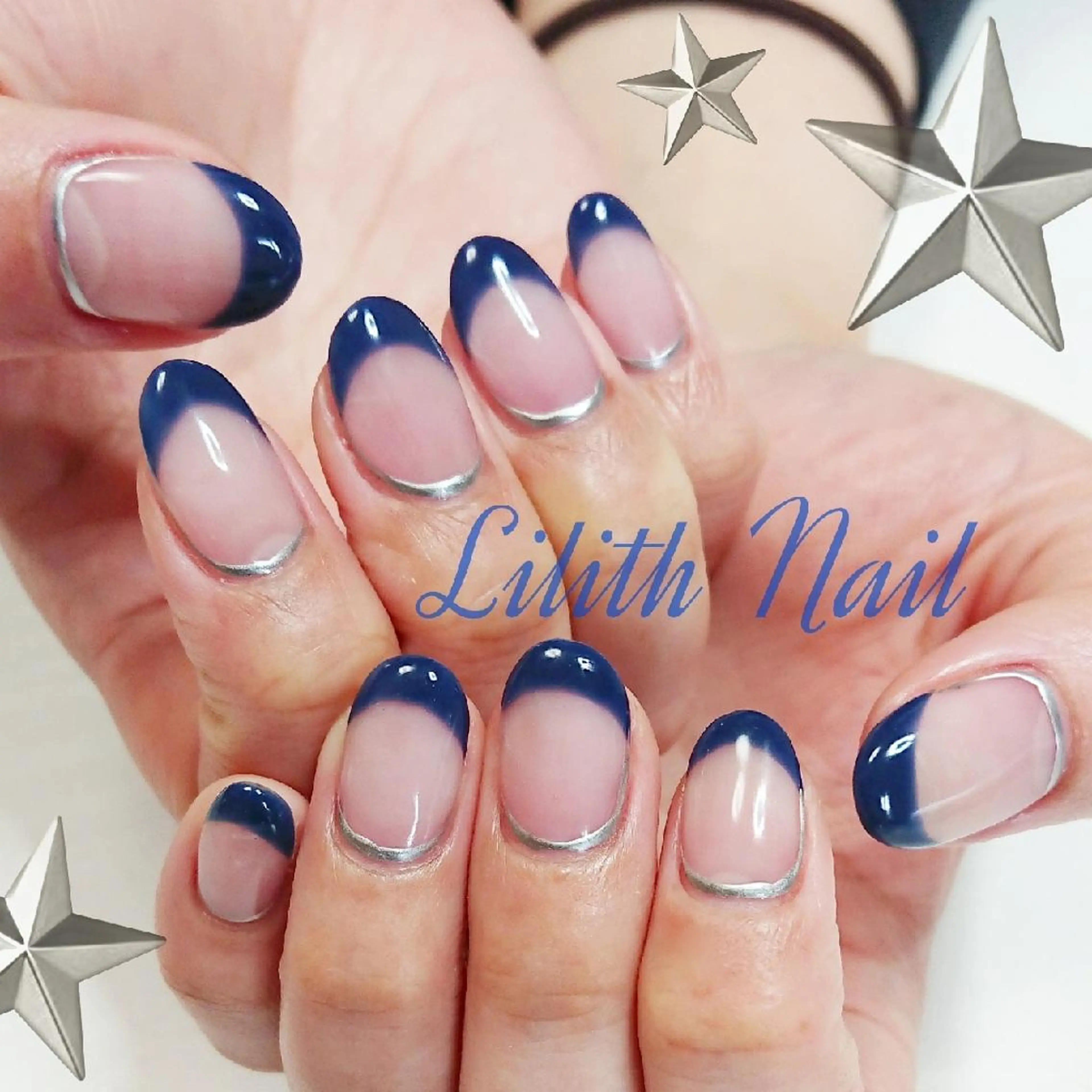 ネイル フレンチネイル ハンドネイル Lilith Nailのネイルデザイン