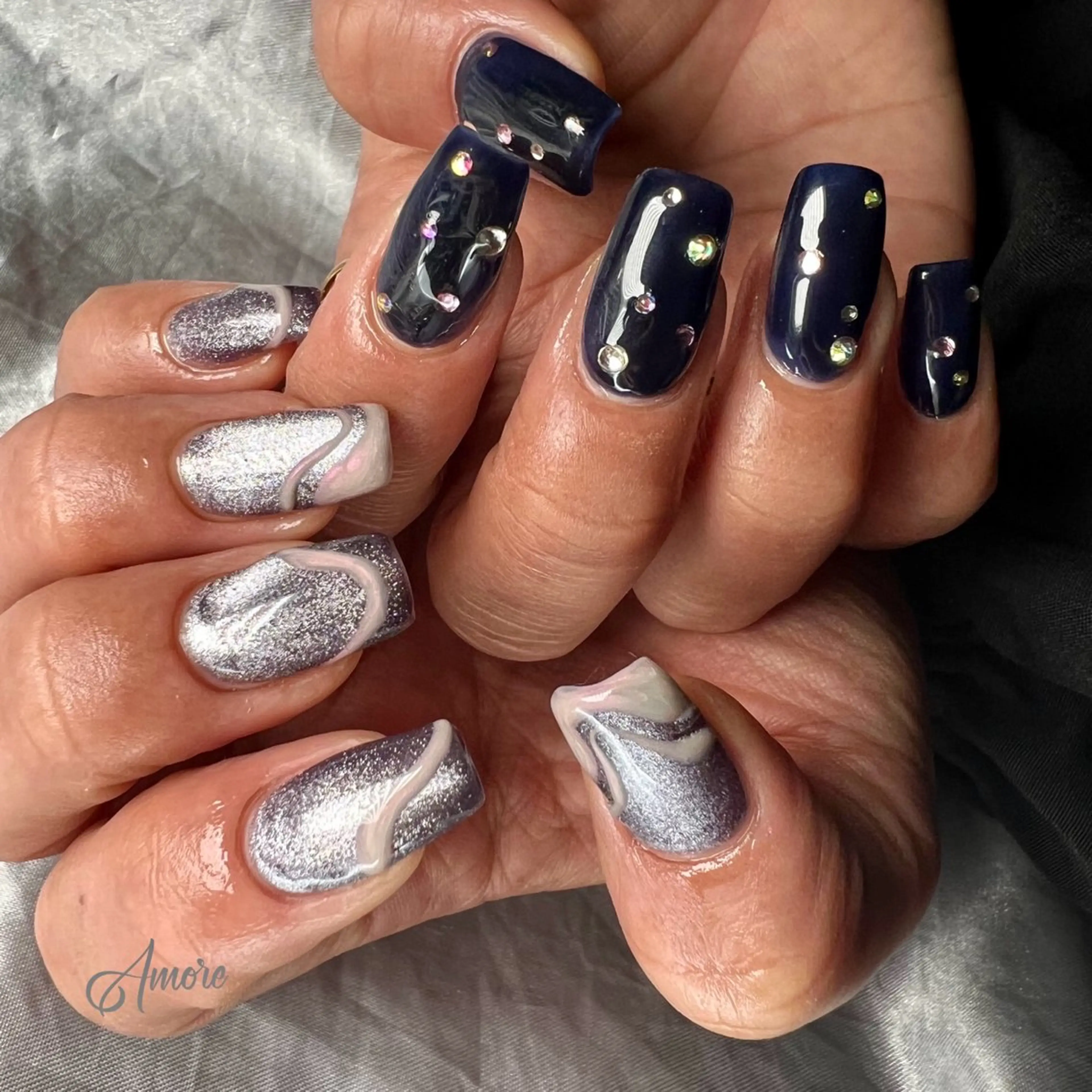 ネイル ジェルネイル 韓国ネイル パラジェル You kyehwaのネイルデザイン