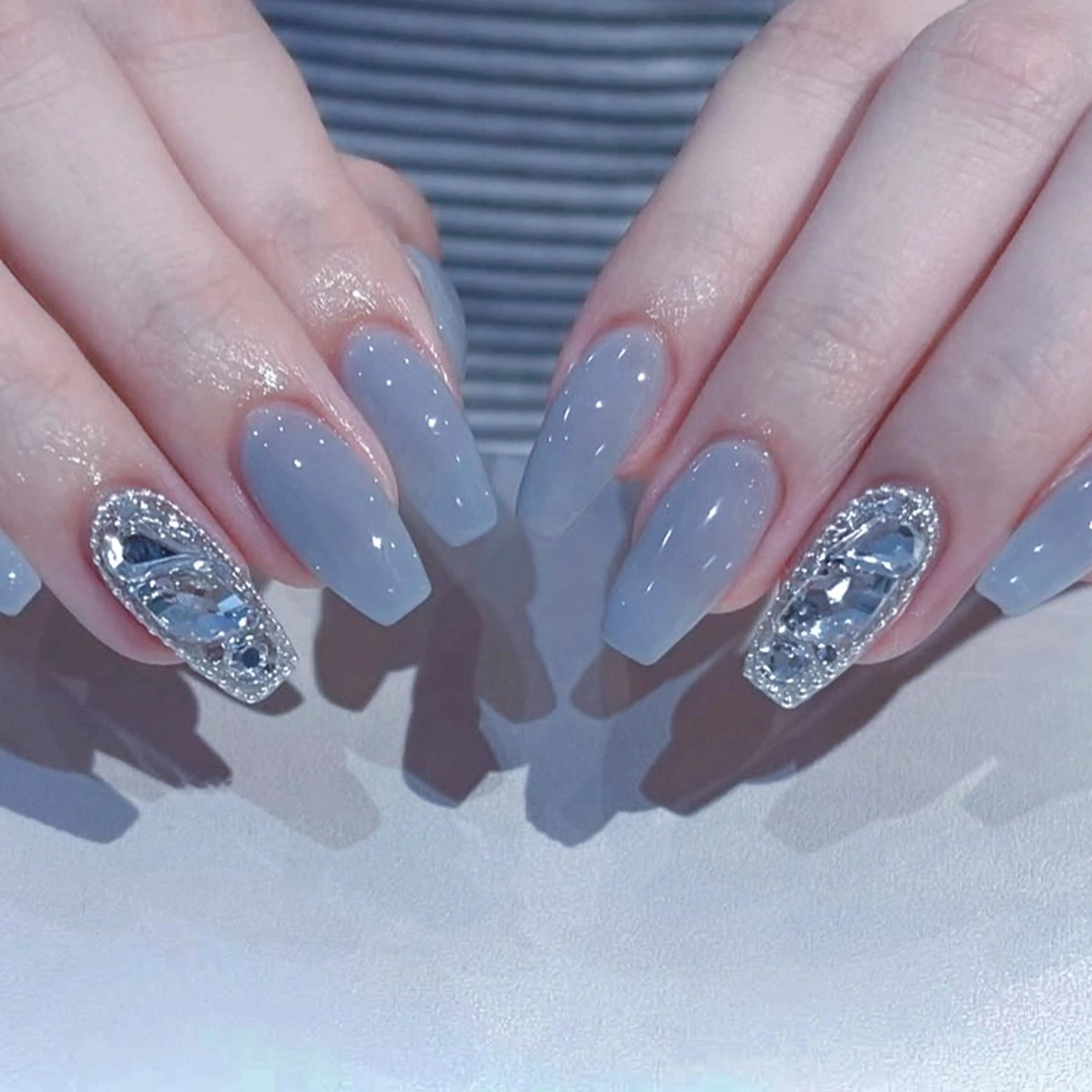 🍬【🎀チップ長さだし】+シンプル持ち込みデザイン ¥9980の写真