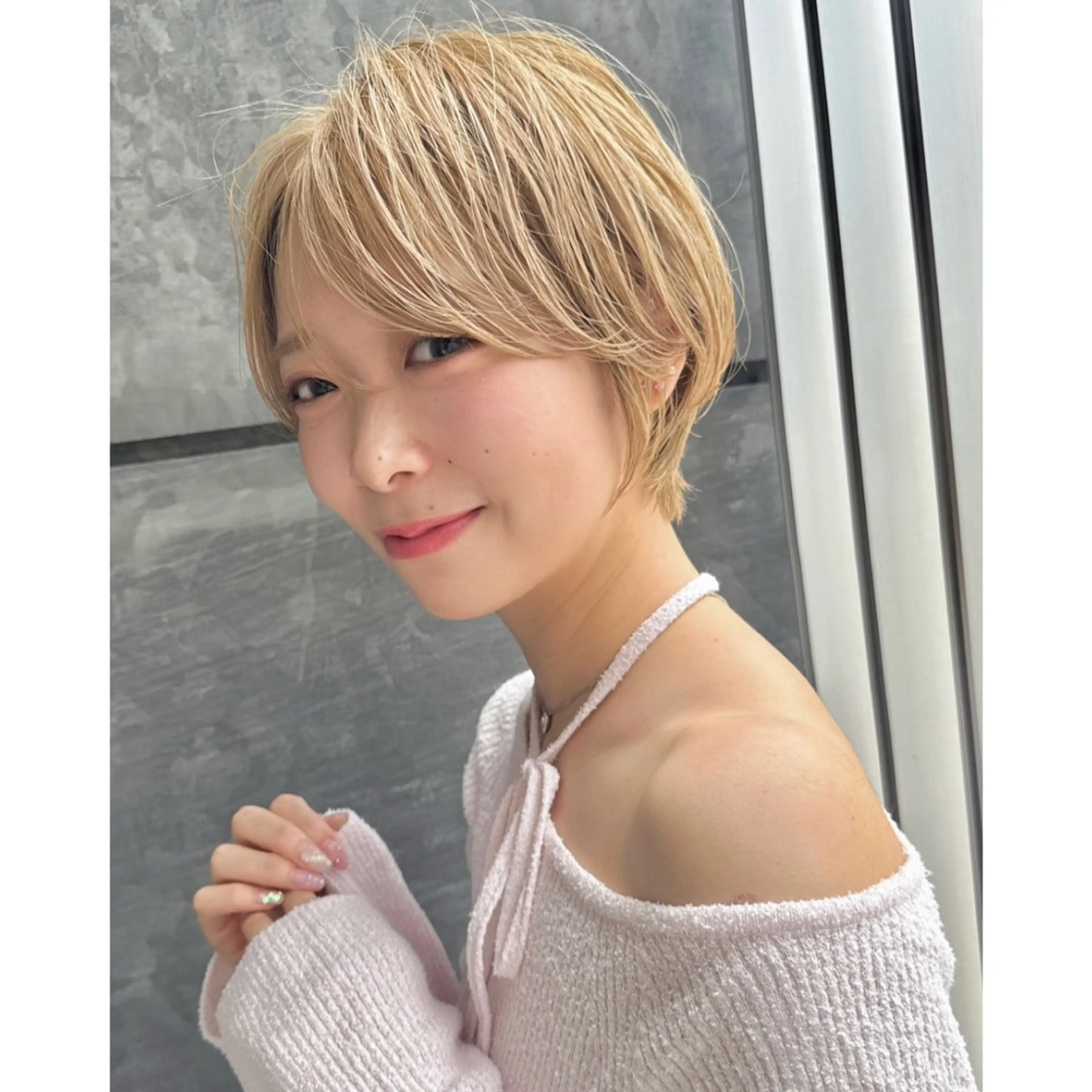 ショート カラー カット ヘアカラー 🌟TOSHI/透明 感カラー/ショートのヘアスタイル