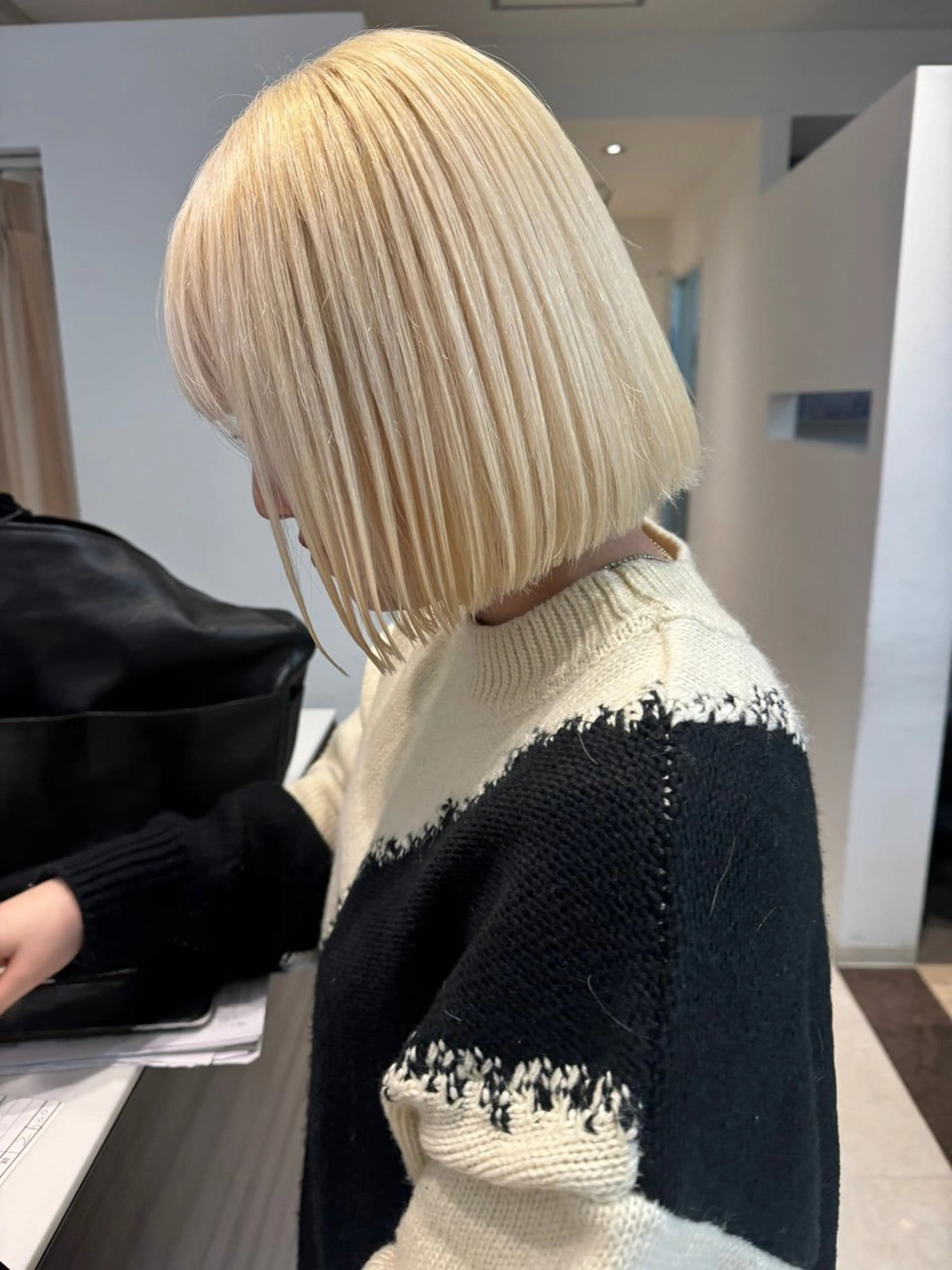 ボブカット+シャンプーブローの写真