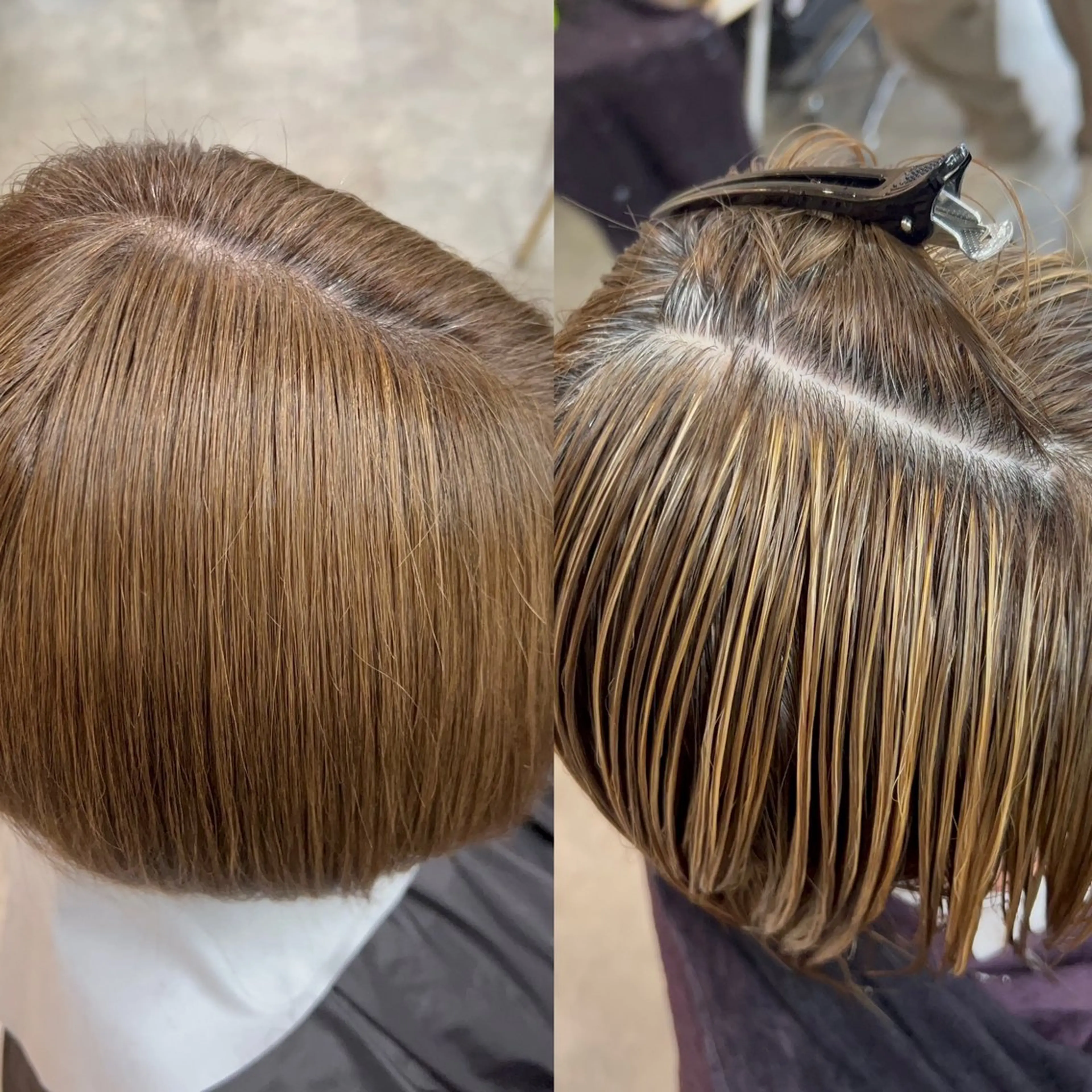 ショート カラー ヘアカラー HAIR&MAKE.sia所属・心斎橋韓国ボブ 好原良真のヘアスタイル