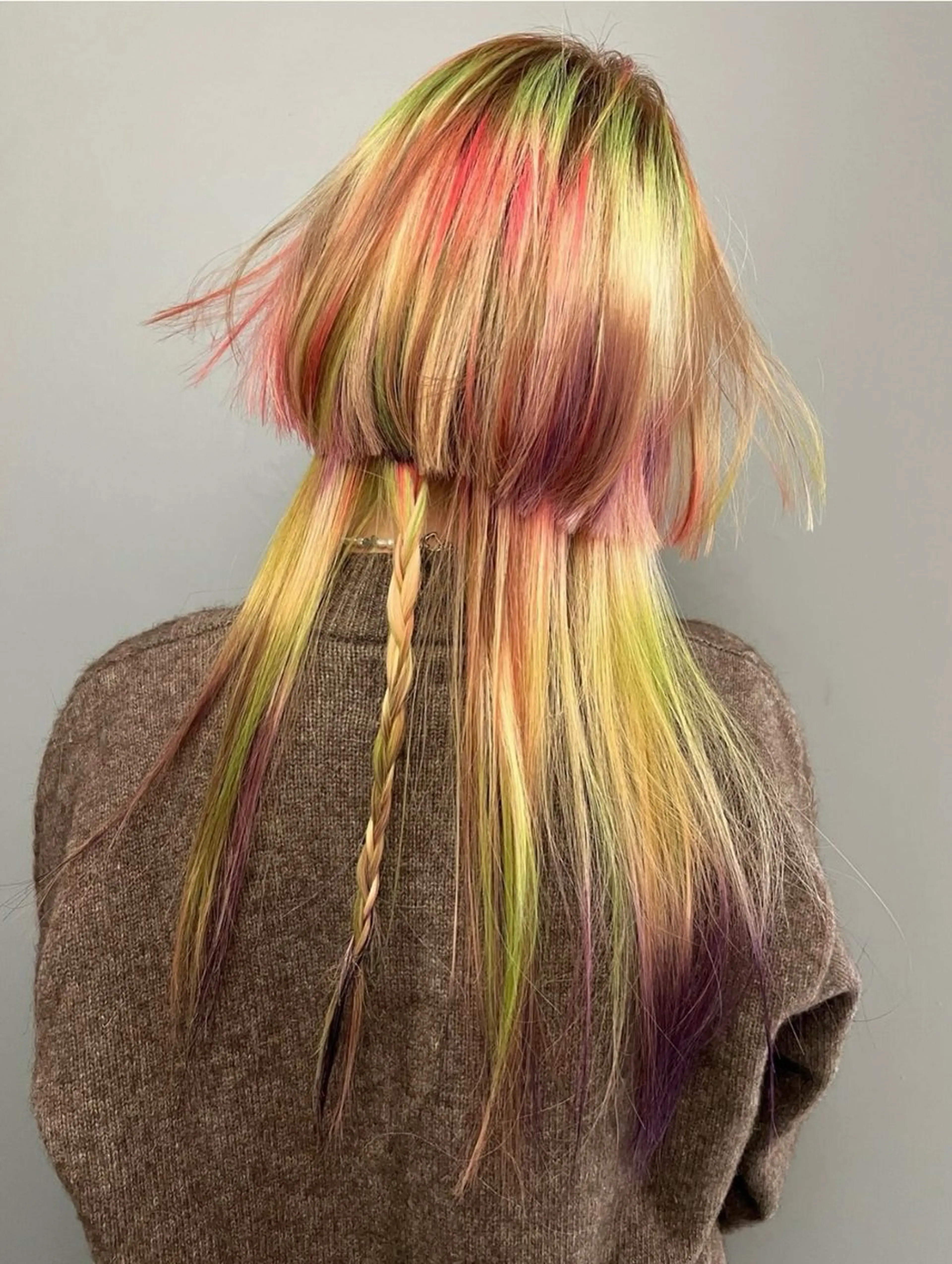 ロング カラー カット ヘアカラー haco＋所属・圧倒的デザイン力 店長🎨RENAのヘアスタイル