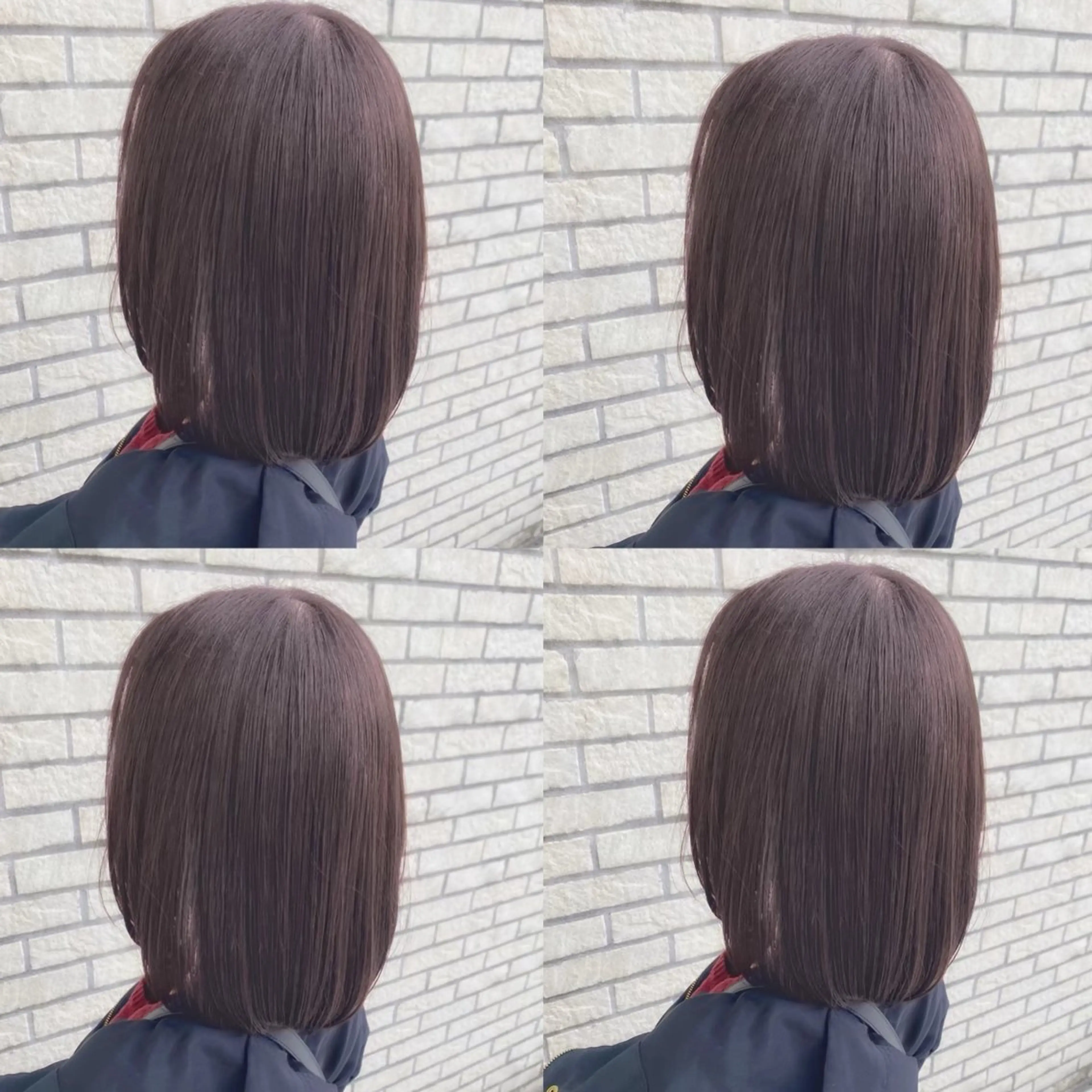 ミディアム カラー ヘアカラー 成瀬スパイラル パーマ清水大隼のヘアスタイル