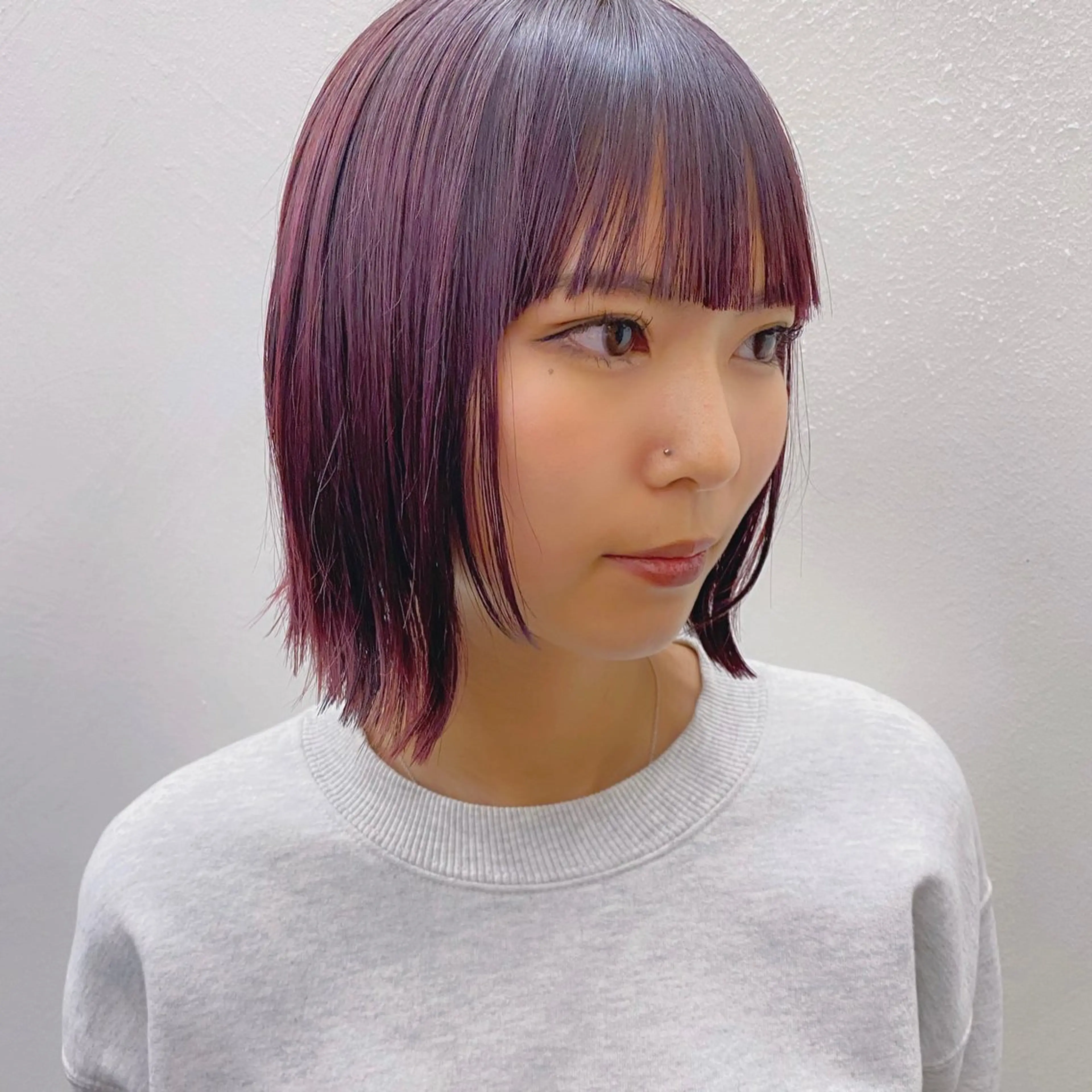 ショート カラー レイヤーカット 似合わせレイヤー/ ニュアンスパーマ高倉のヘアスタイル