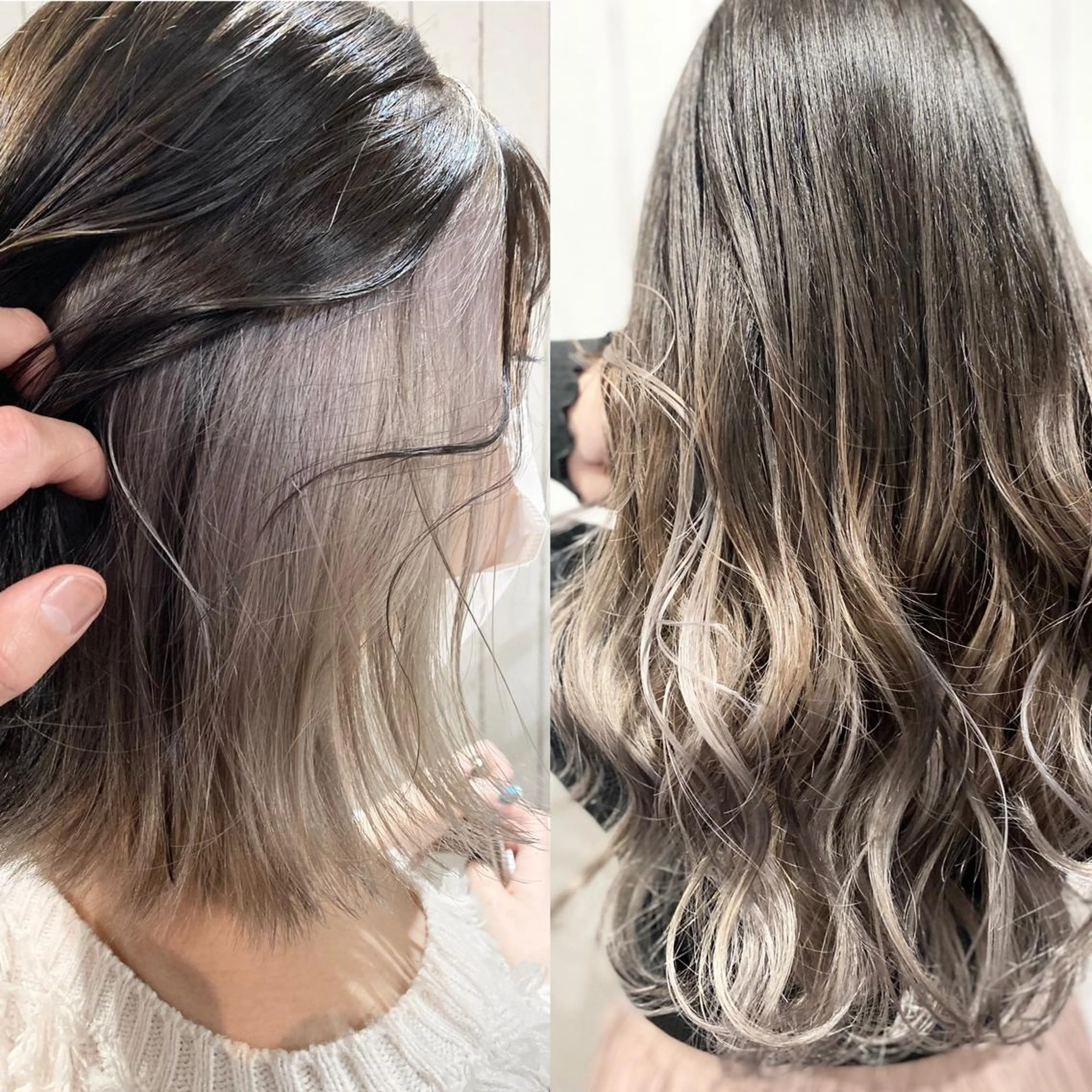 カット & 【✨インナーorグラデーションカラー ✨】& 最高級ハホニコトリートメントの写真