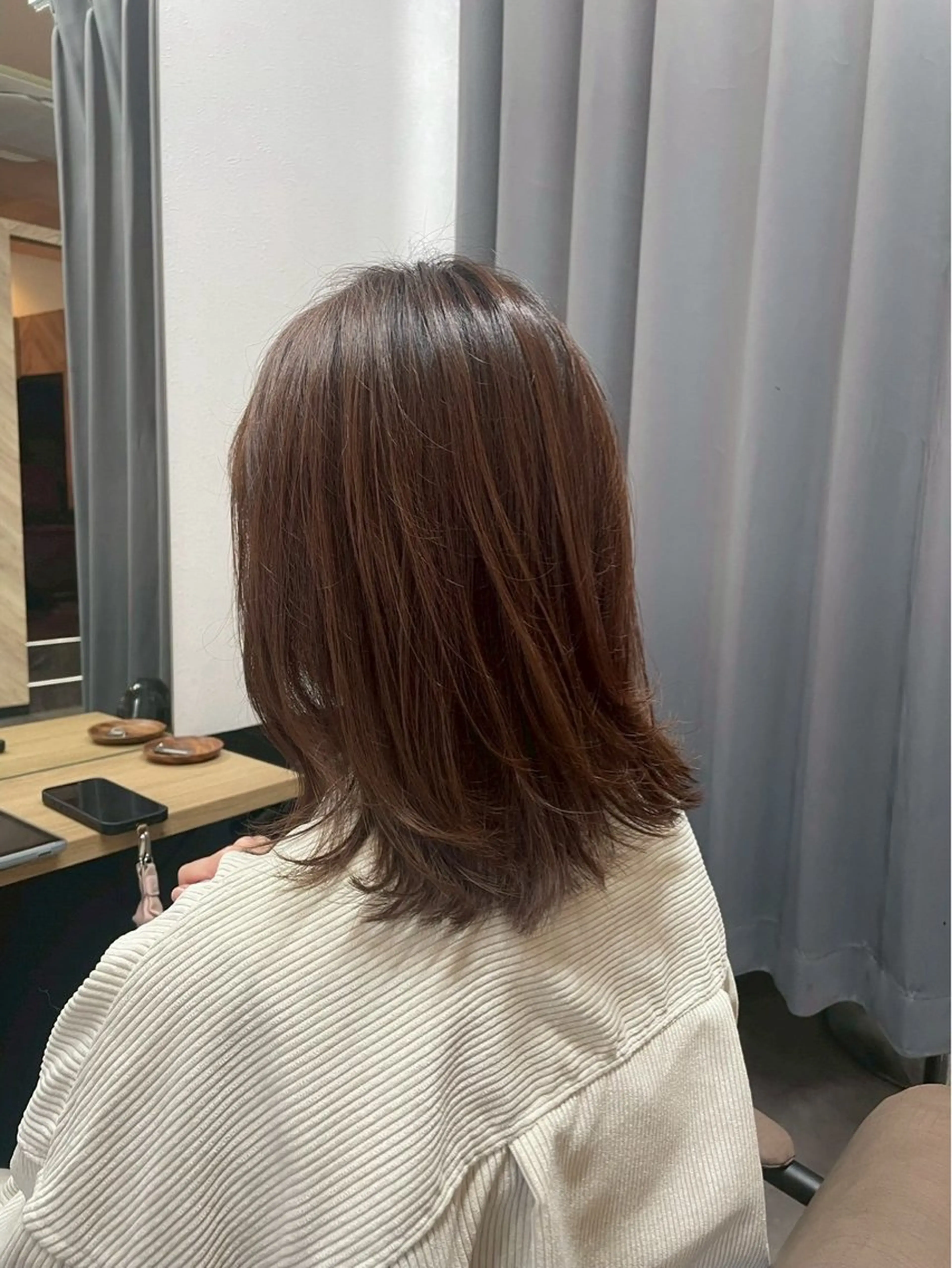 セミロング TELAHAIR蘇我2号店所属・梨沙_ 蘇我2号店のヘアスタイル