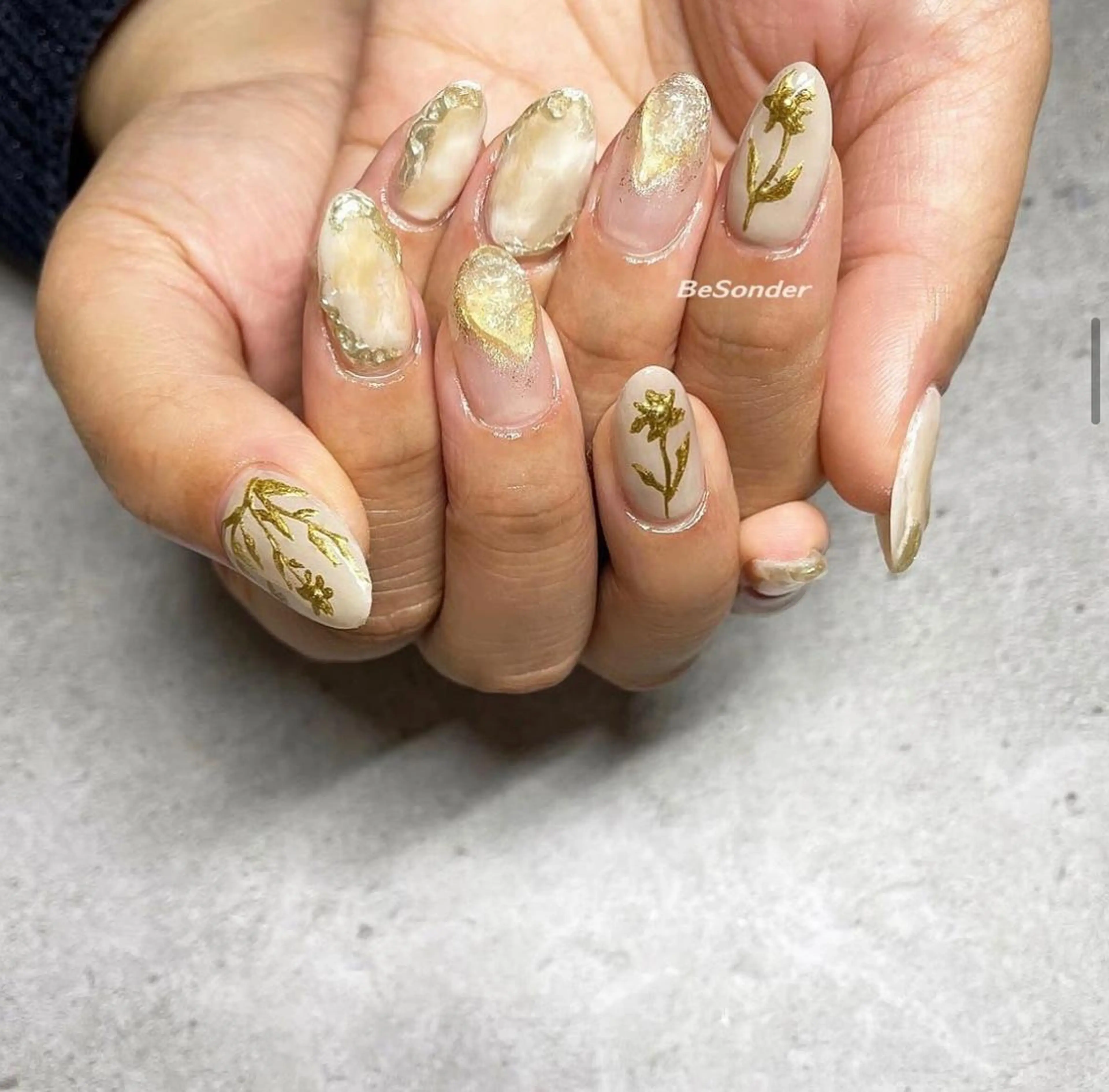 ネイル アートネイル ニュアンスネイル 𝐅𝐢𝐢【本町/ ネイル】Miho💜のその他イメージ