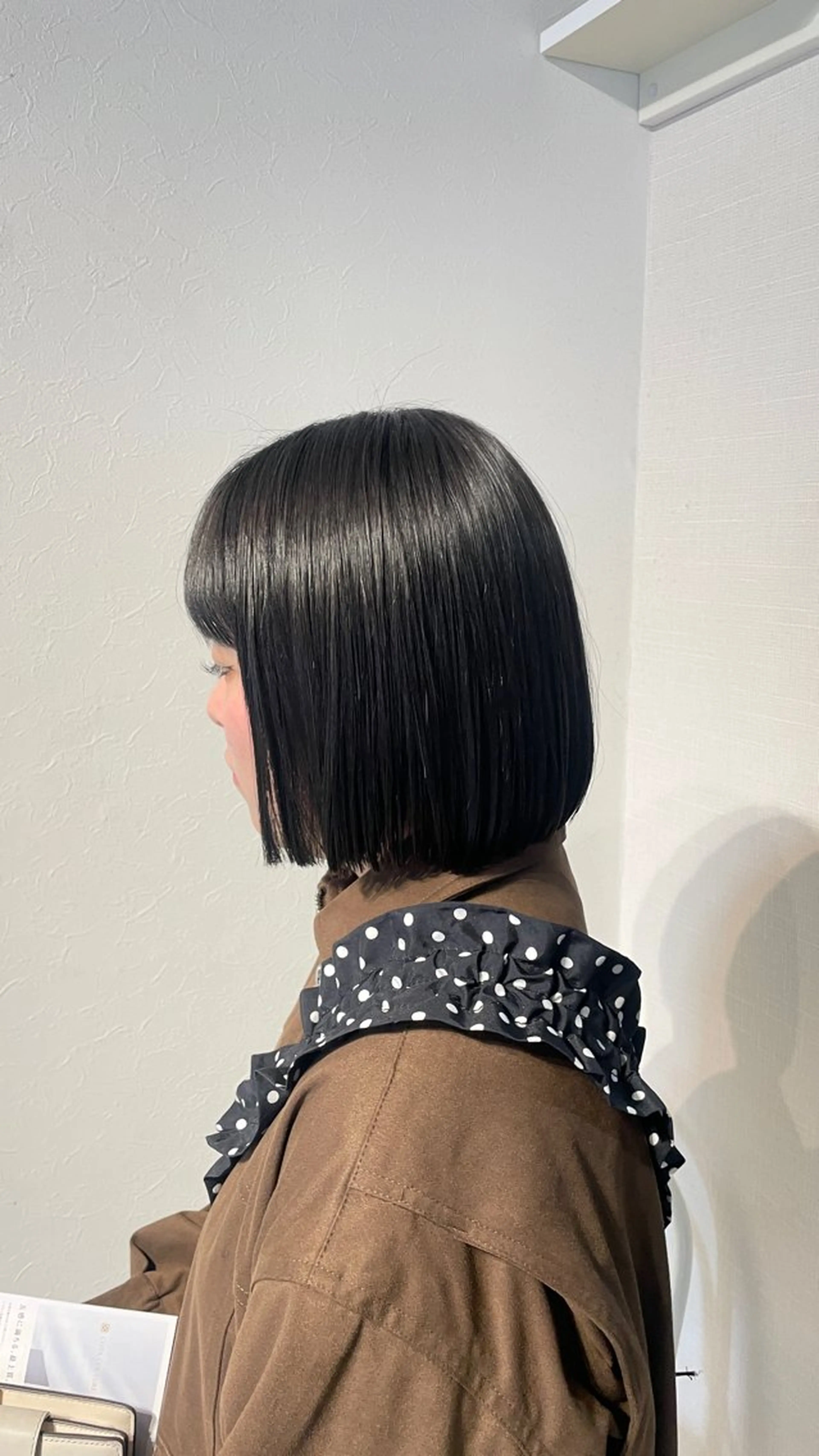 カラー 透明感カラー ボブ amoretto_ あやかのヘアスタイル