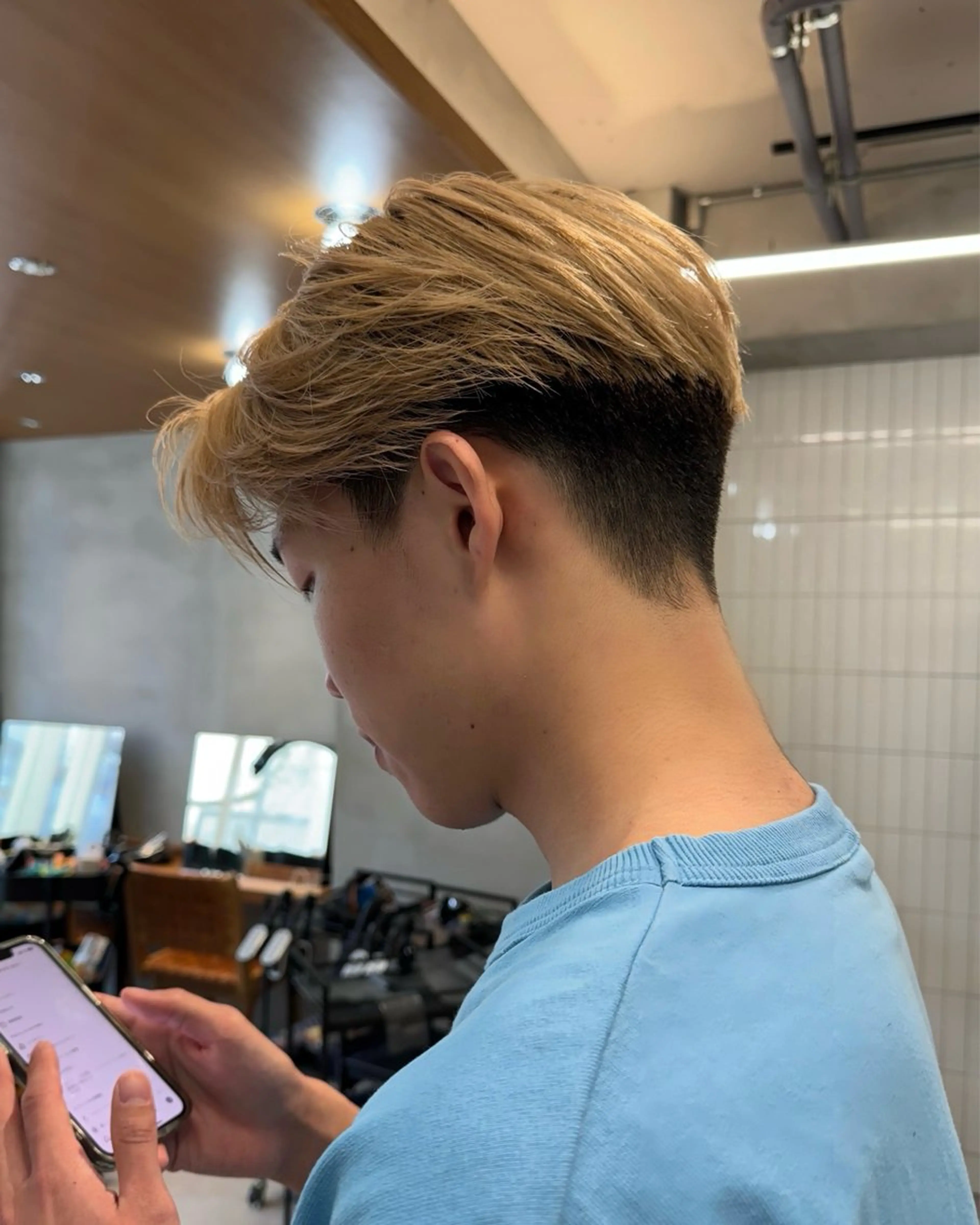 メンズ センターパート /メンズ/海野颯生のヘアスタイル