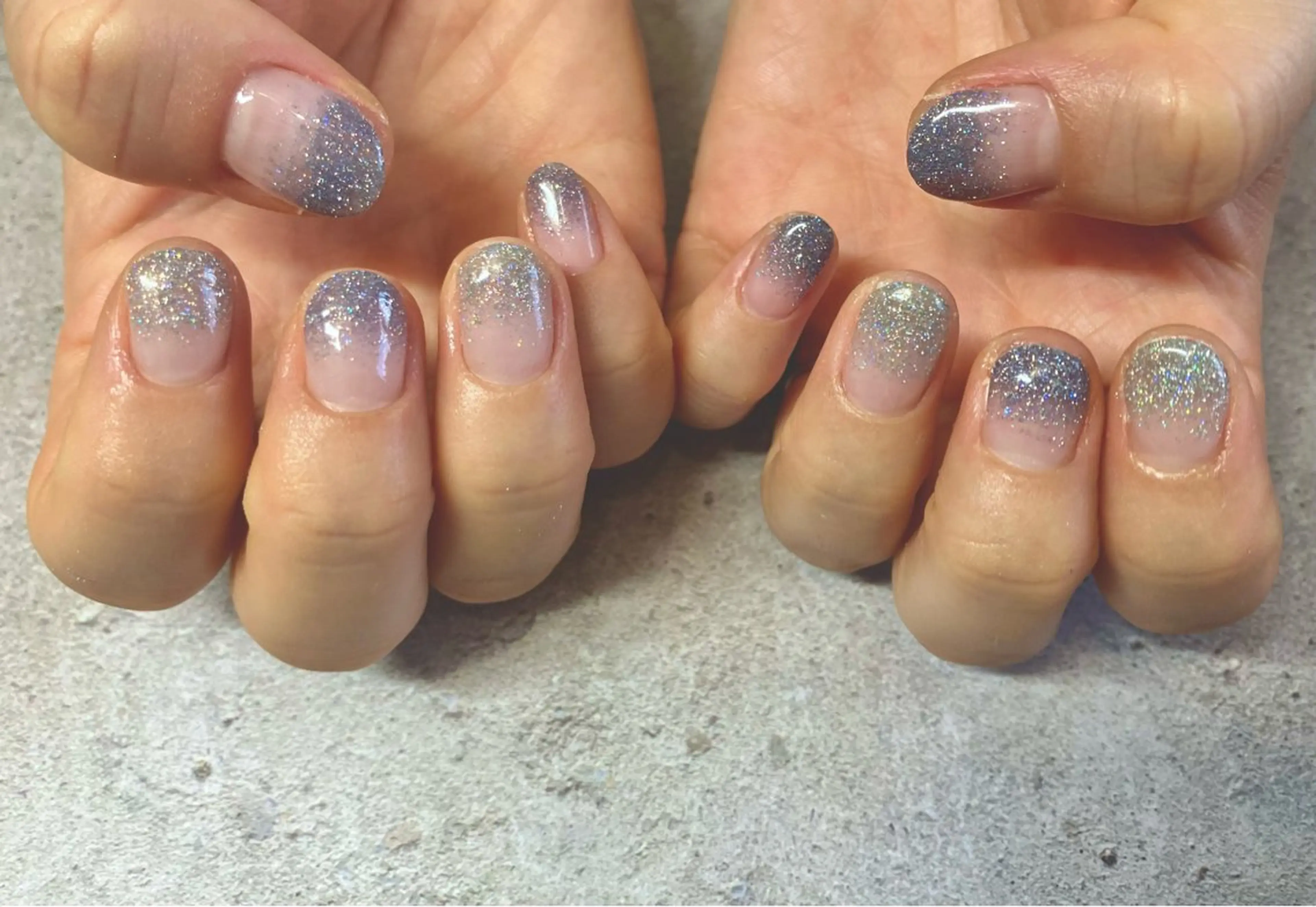 ネイル グラデーション ラメ(グリッター) ラメグラデーション COCO Nail　光が丘駅近のネイルデザイン