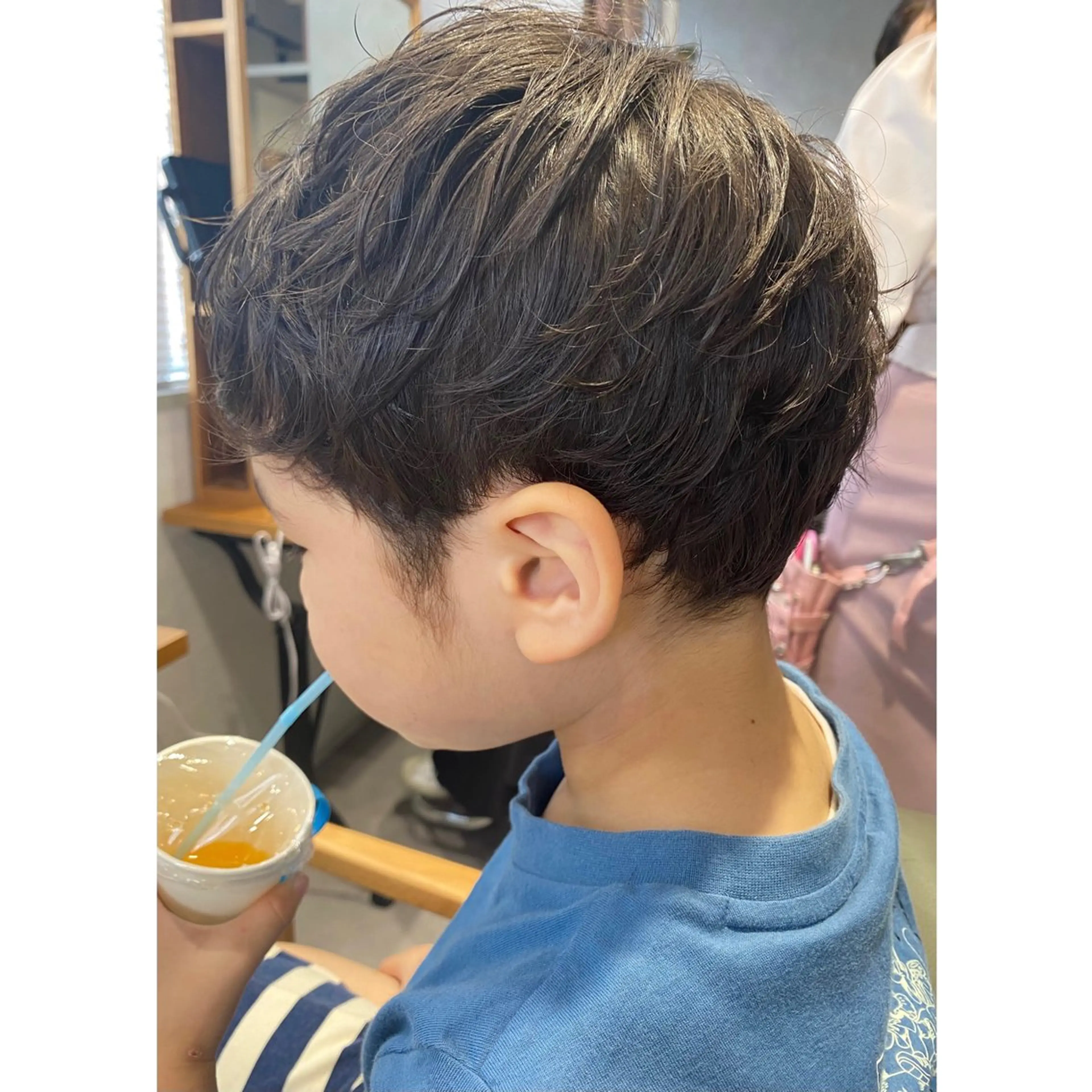 ショート ヘアアレンジ キッズ カット 小國 綾かのヘアスタイル