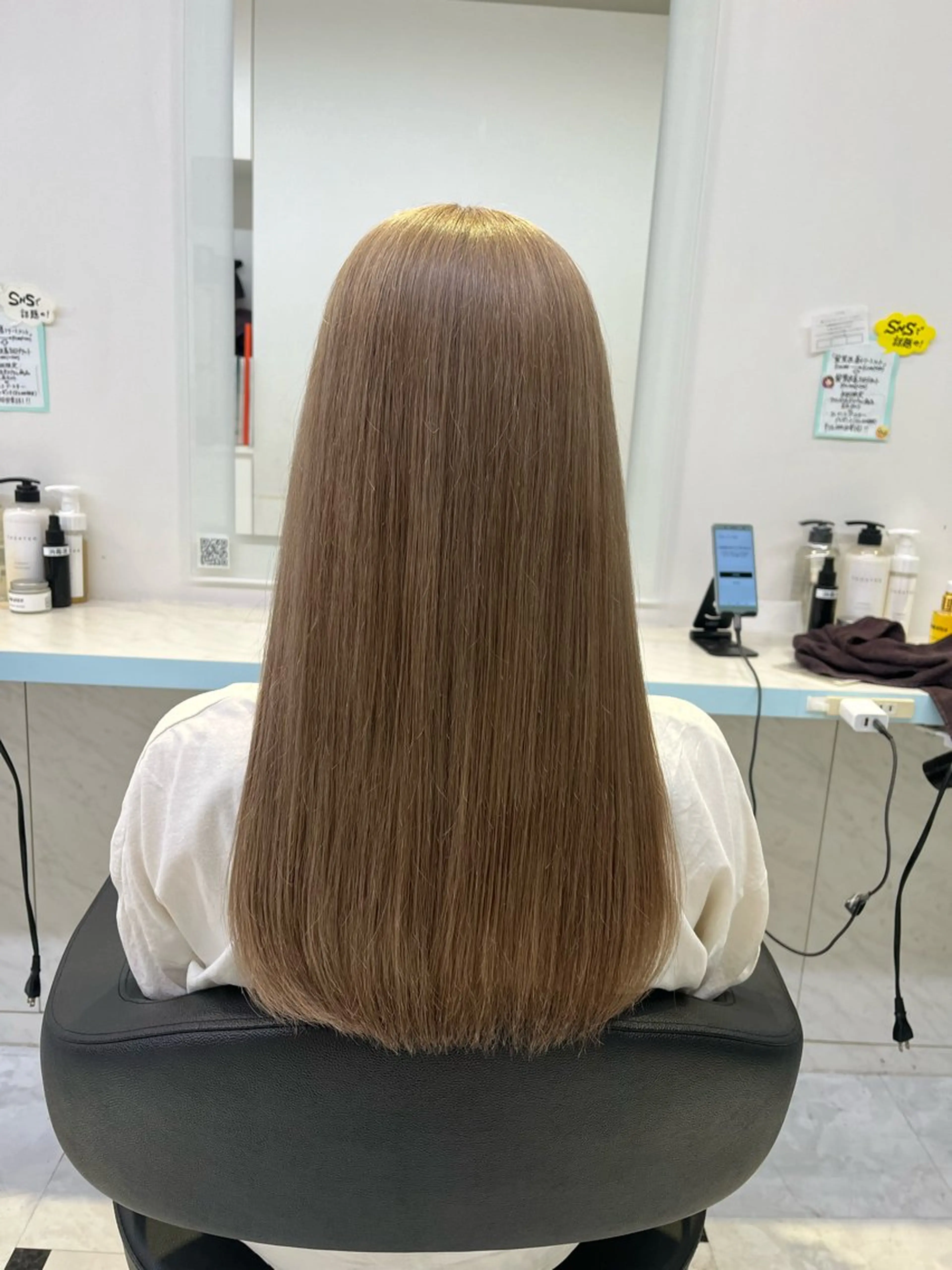 ロング カラー ヘアカラー トリートメント ブリーチカラー 🩵MIZUKIのヘアスタイル