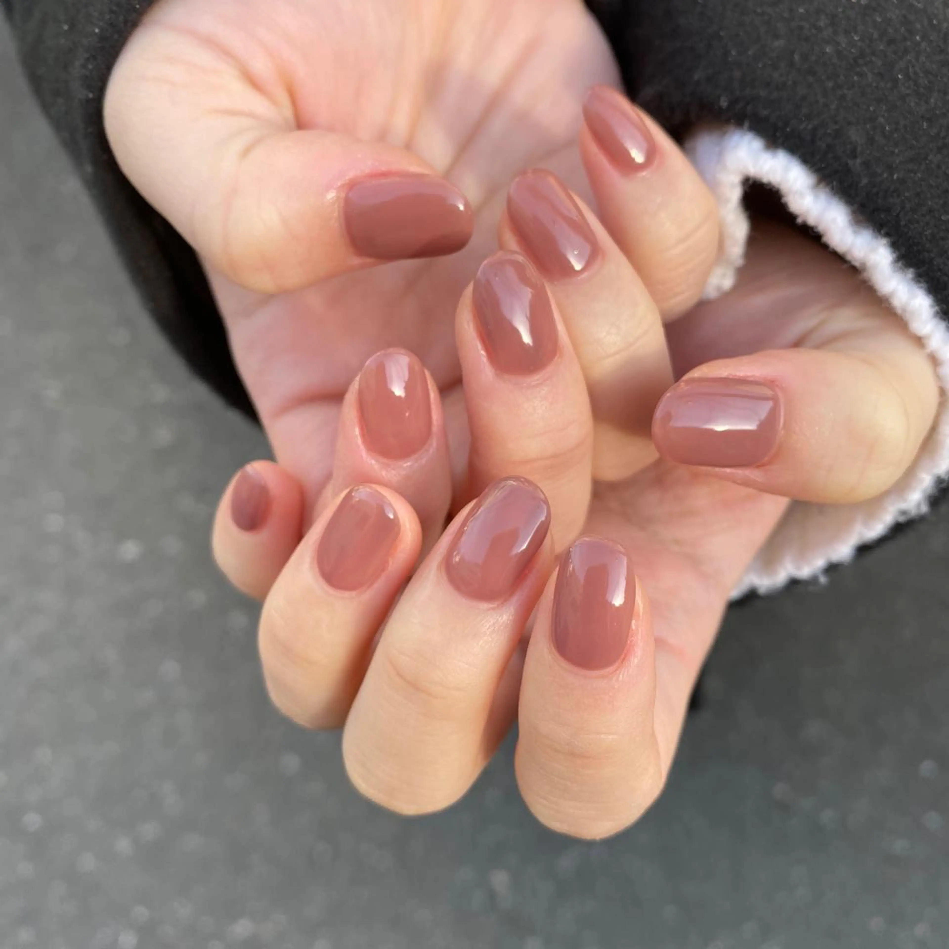 ハンド|ワンカラー💛【オフ無し🍐】の写真