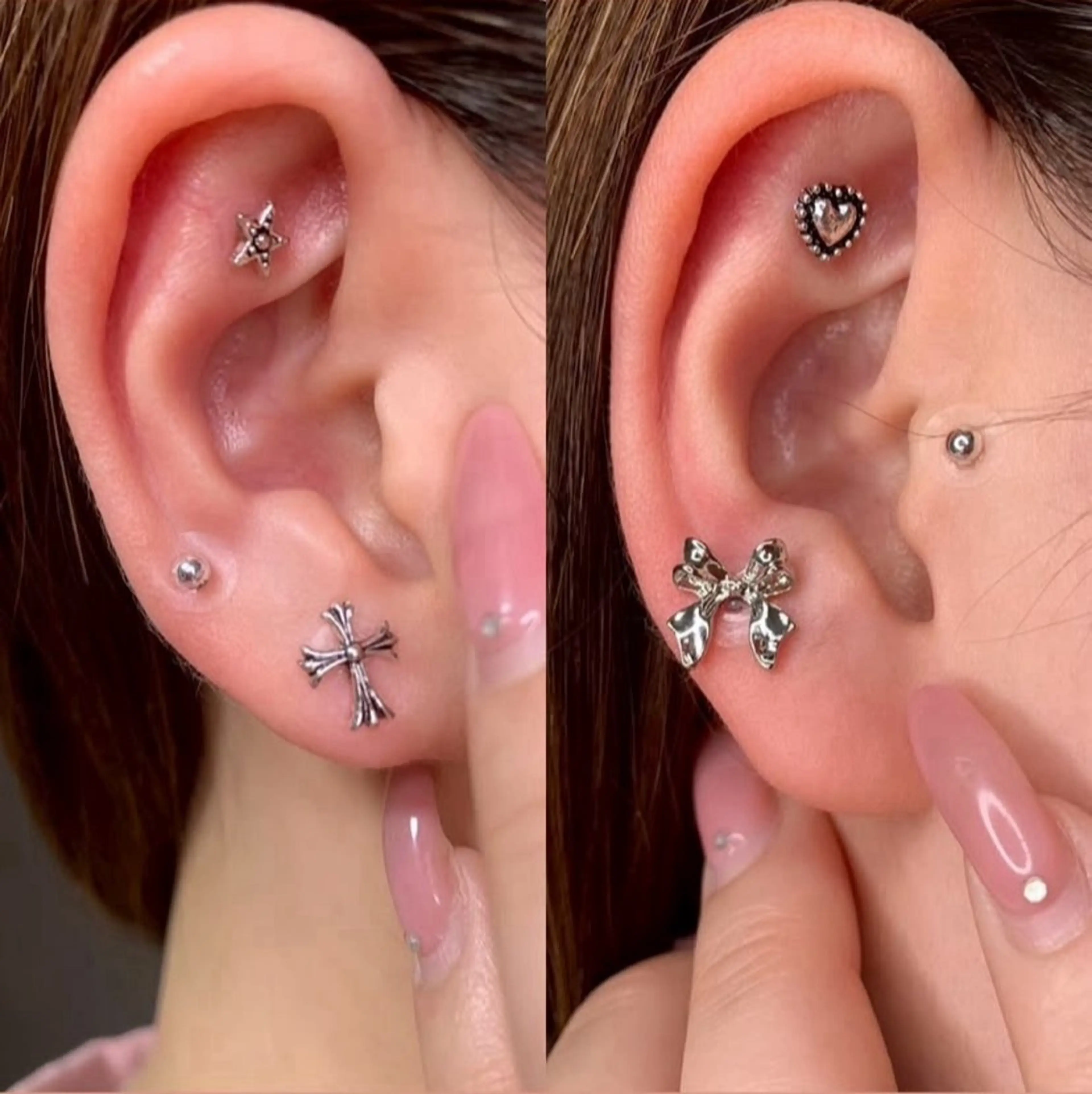 耳ツボジュエリー16粒👂💎✨マッサージ💆‍♀️付きの写真