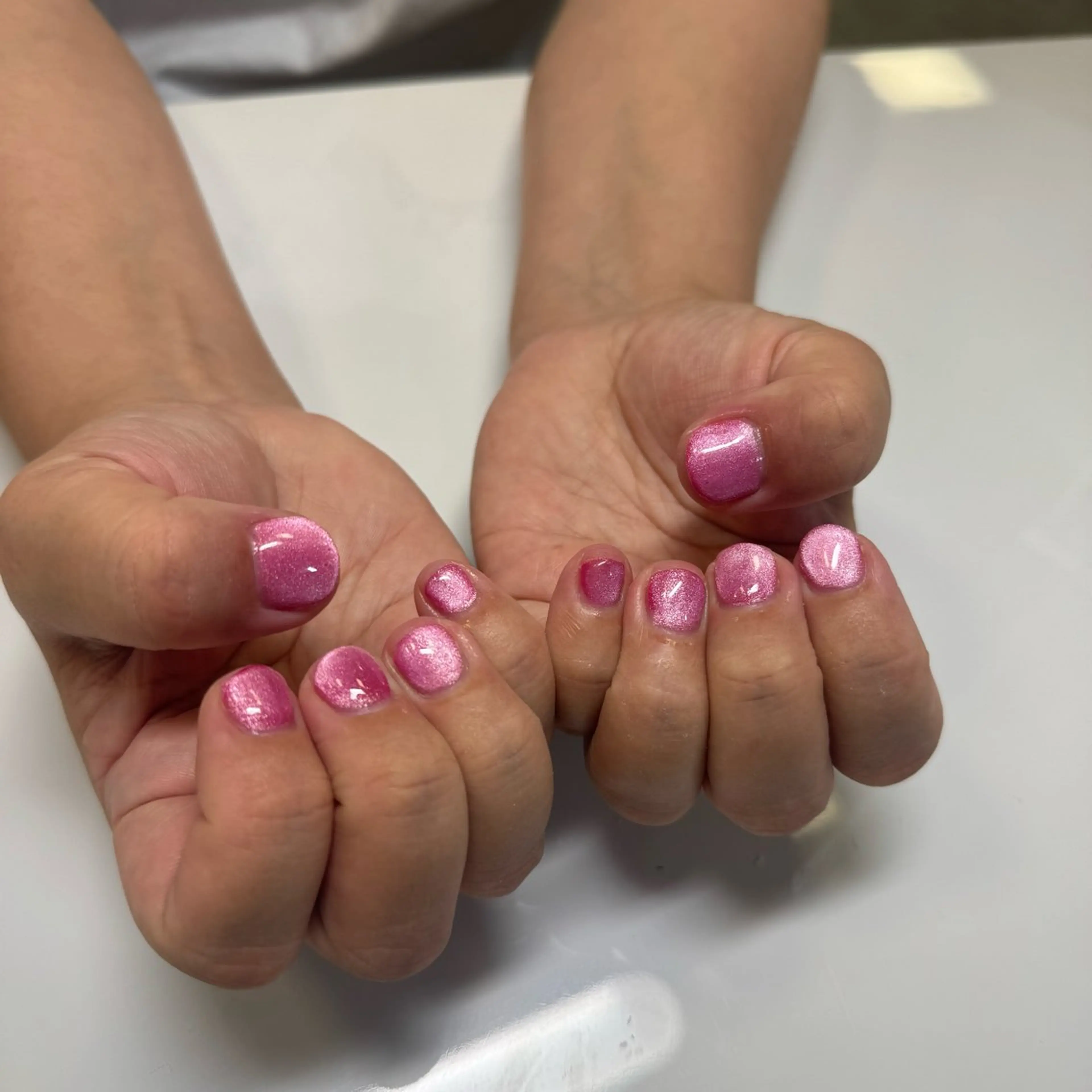 ネイル マグネットネイル ピンク MARCH 国際通り店のネイルデザイン