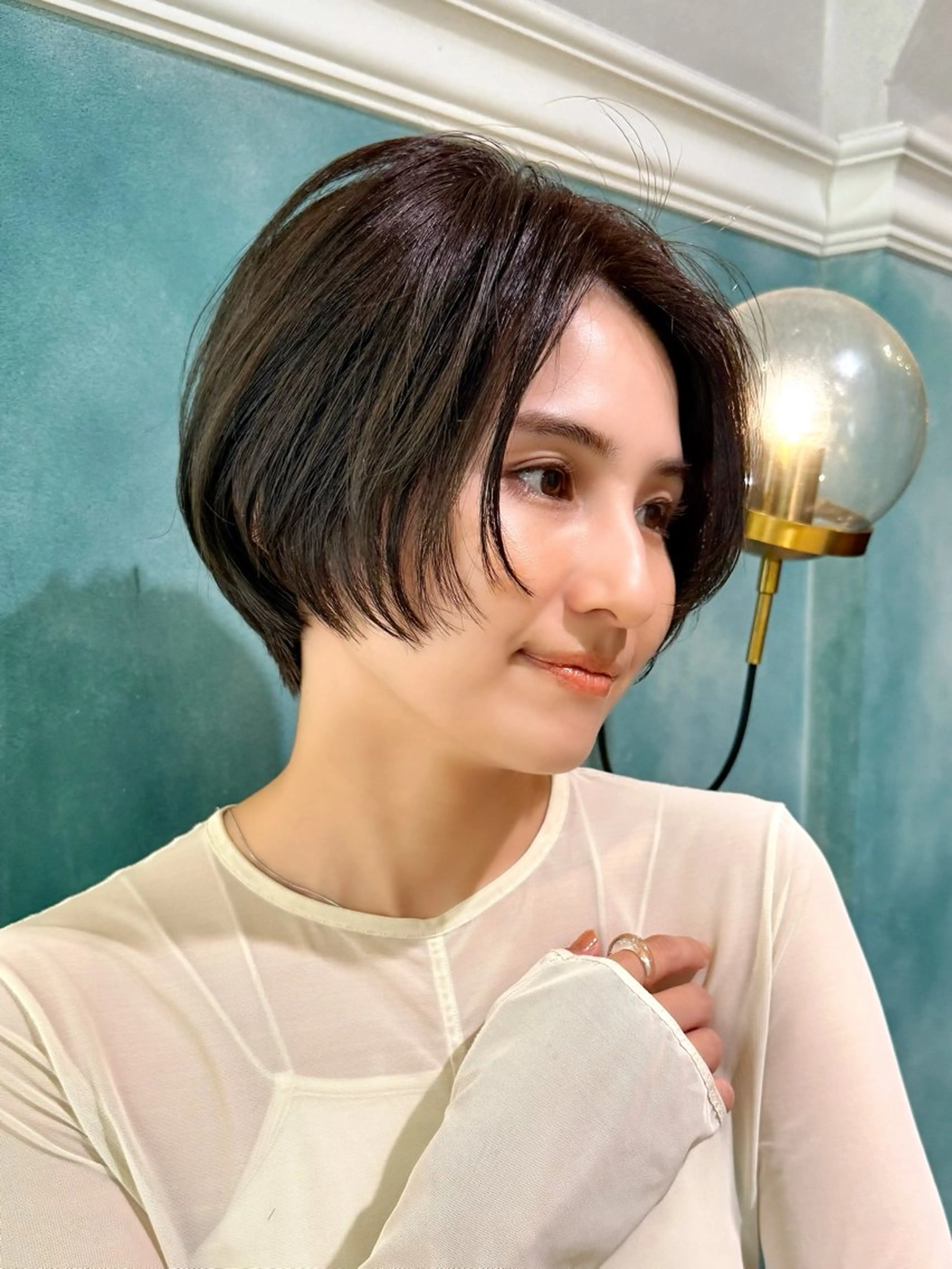 ショート 大人美人ショート 杉浦主馬のヘアスタイル