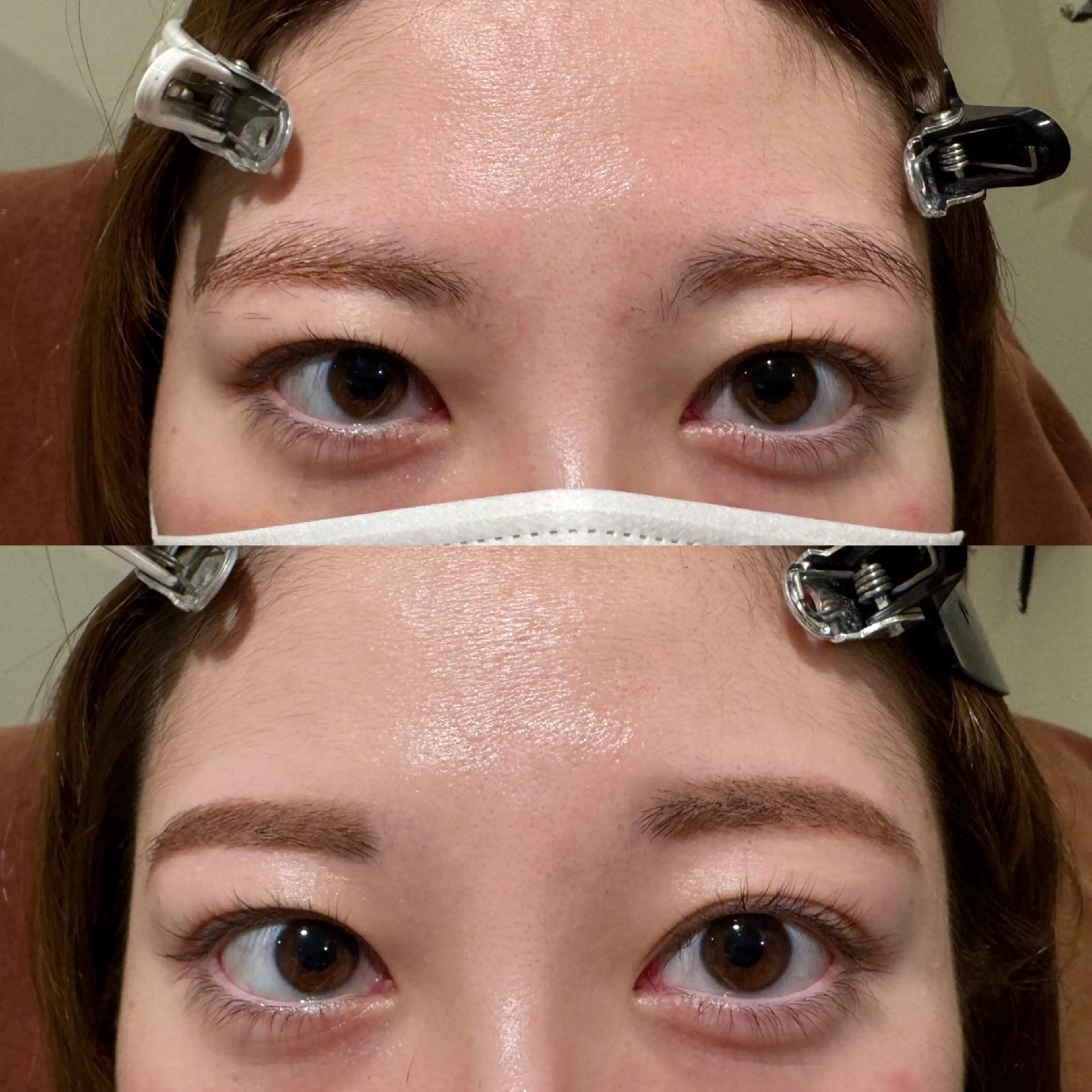 アイブロウ ワックス脱毛 m.wish Yuna🍒のマツエク・マツパデザイン