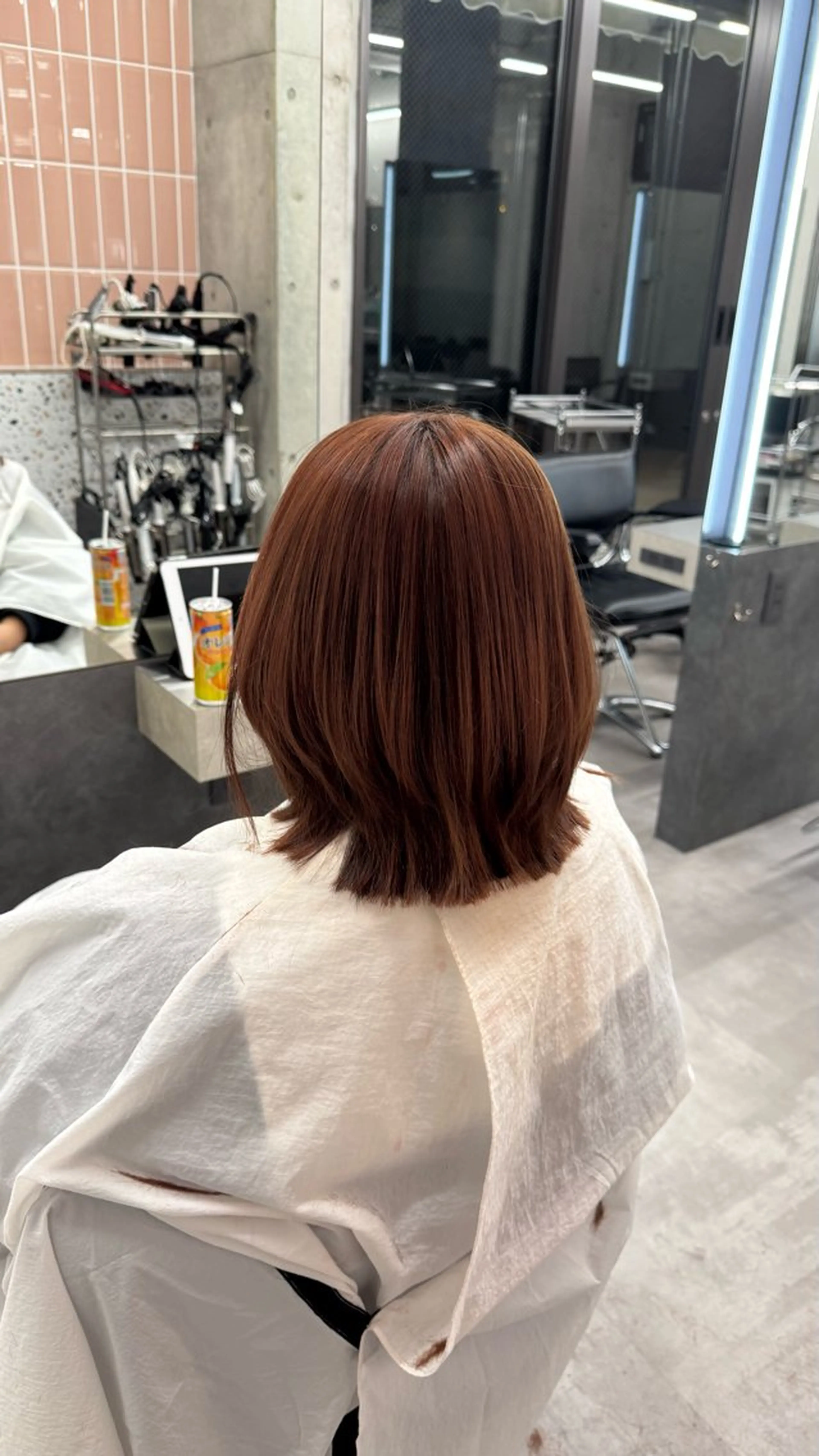 ショート ボブ ウルフカット shio ハイトーン 💗【福岡天神】のヘアスタイル