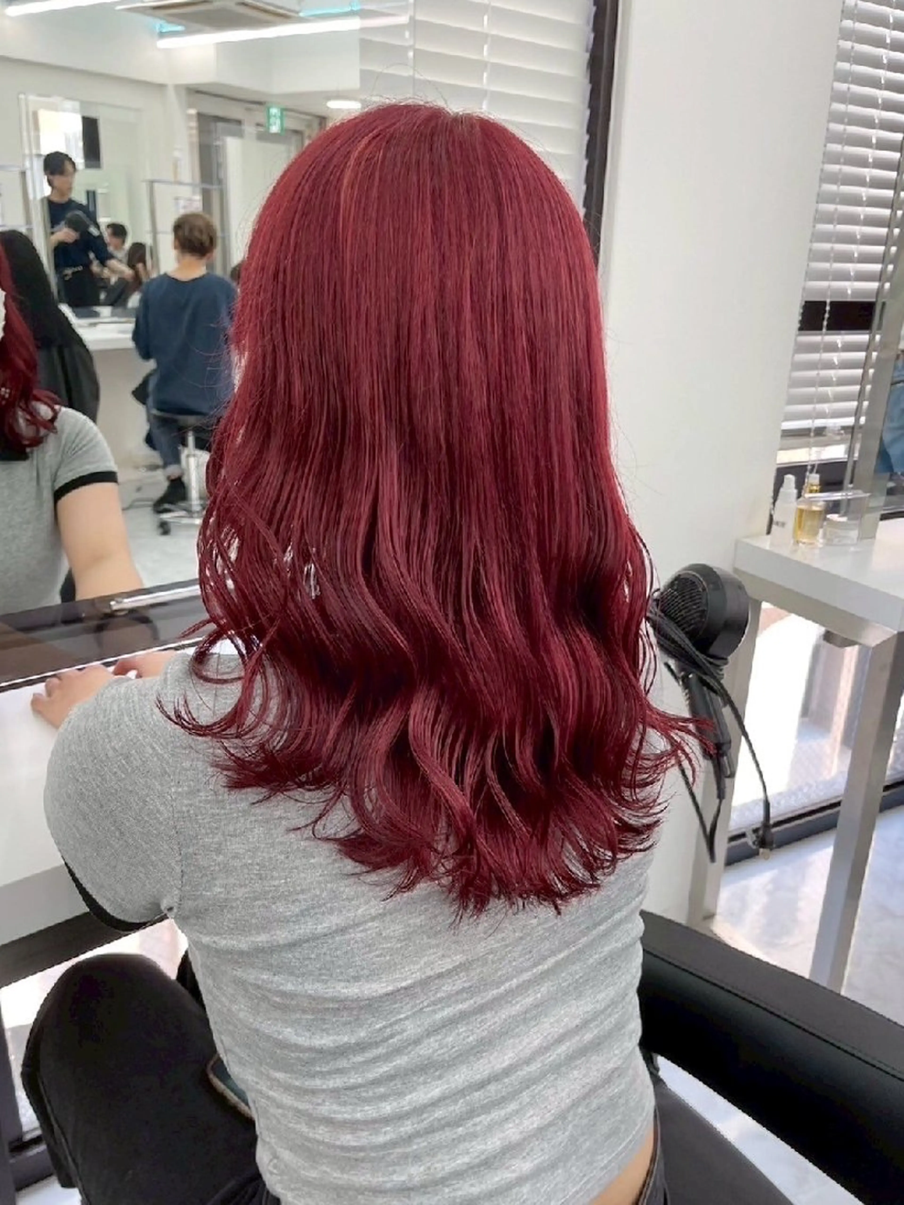カラー 黒髪 卒業式のヘアスタイル 縮毛矯正 ヘアカラー 🍒renka🍒 ボブ/ショート/暖色のヘアスタイル