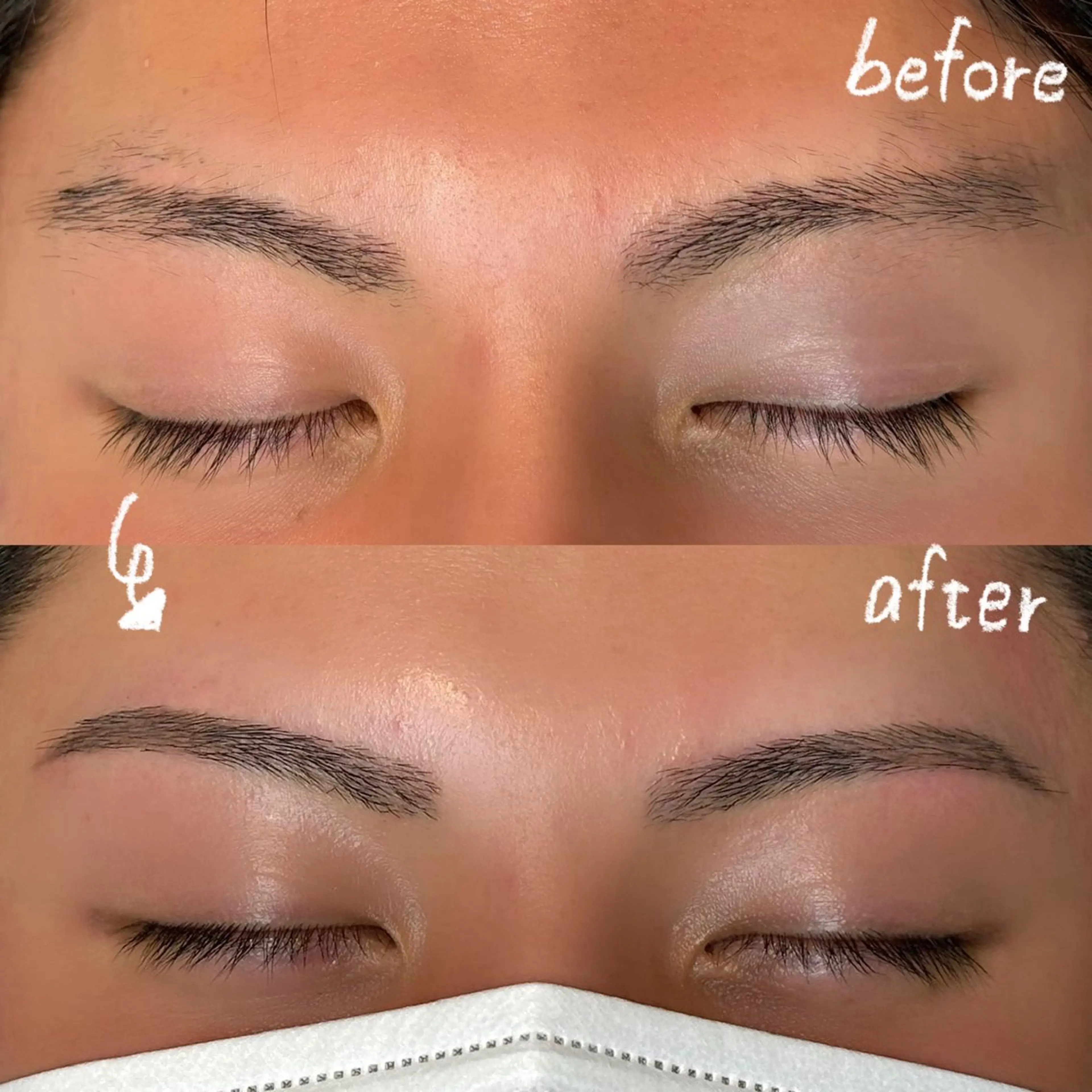 アイブロウ ワックス脱毛 眉カット その他(アイブロウ) LinNe🎀 KASUMI/かすみのマツエク・マツパデザイン