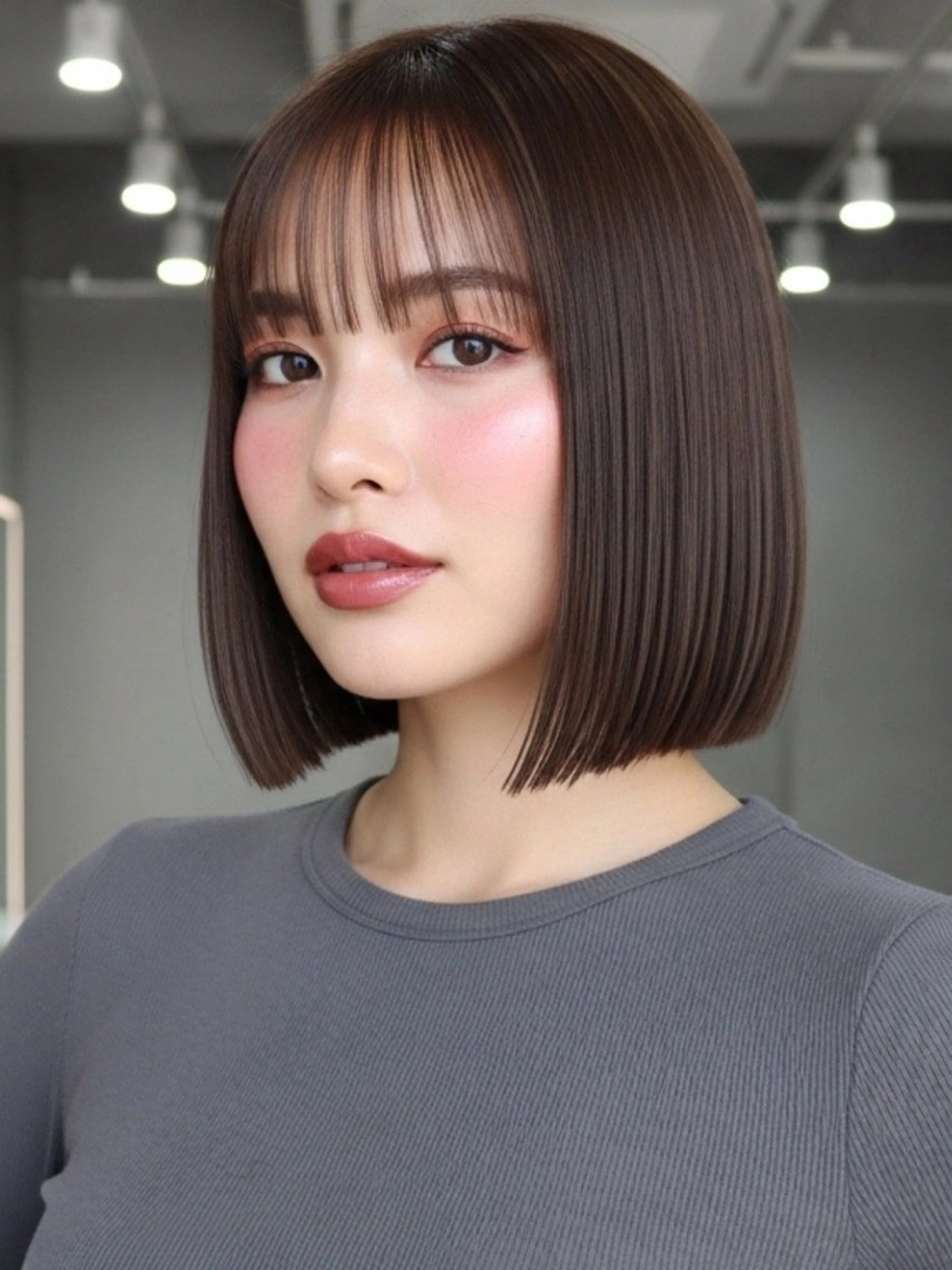 ミディアム 似合わせボブ✖️ 韓国レイヤー✨小関のヘアスタイル