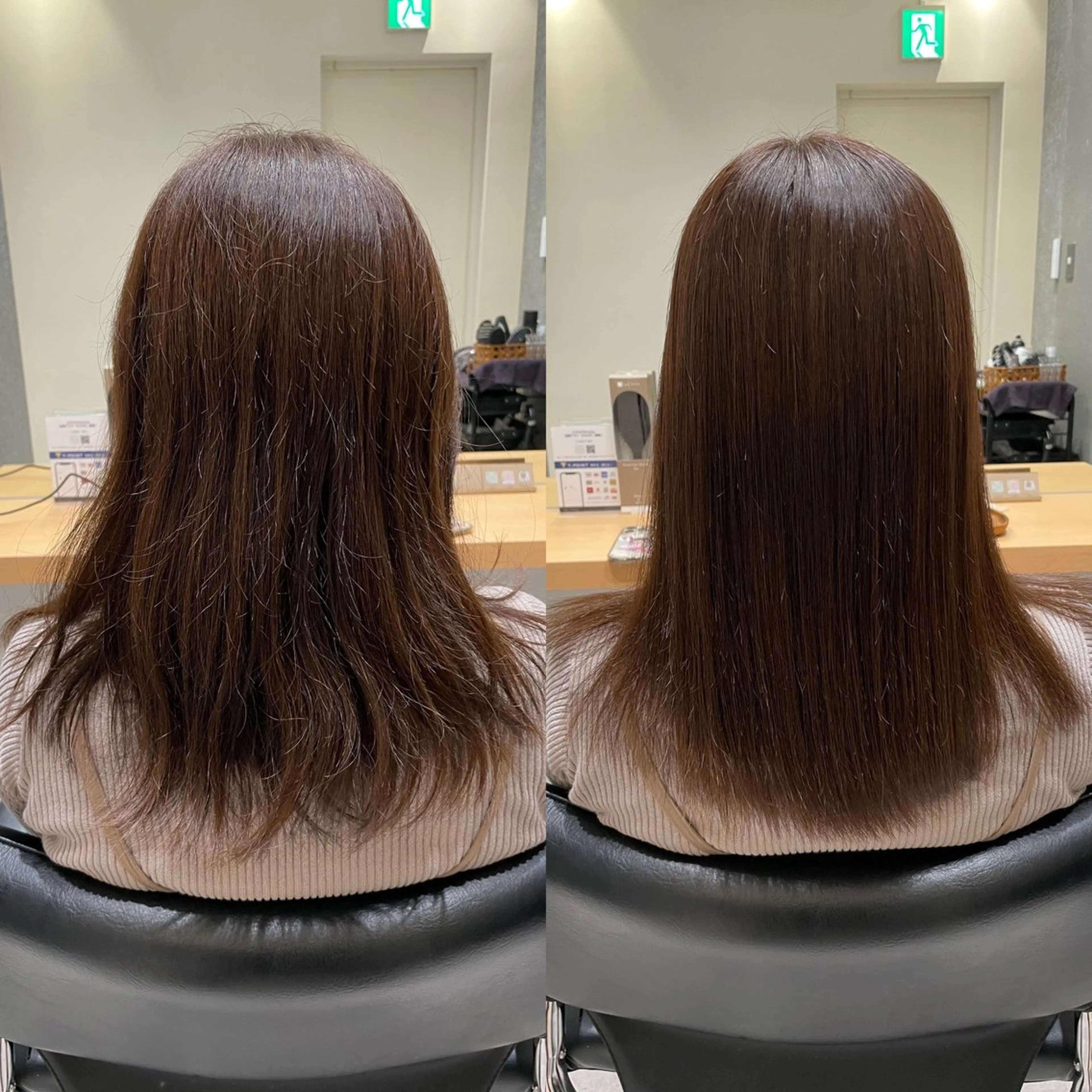 ミディアム 髪質改善 トリートメント 酸熱トリートメント 髪質改善ヘアケア 艶髪特化/上田のヘアスタイル